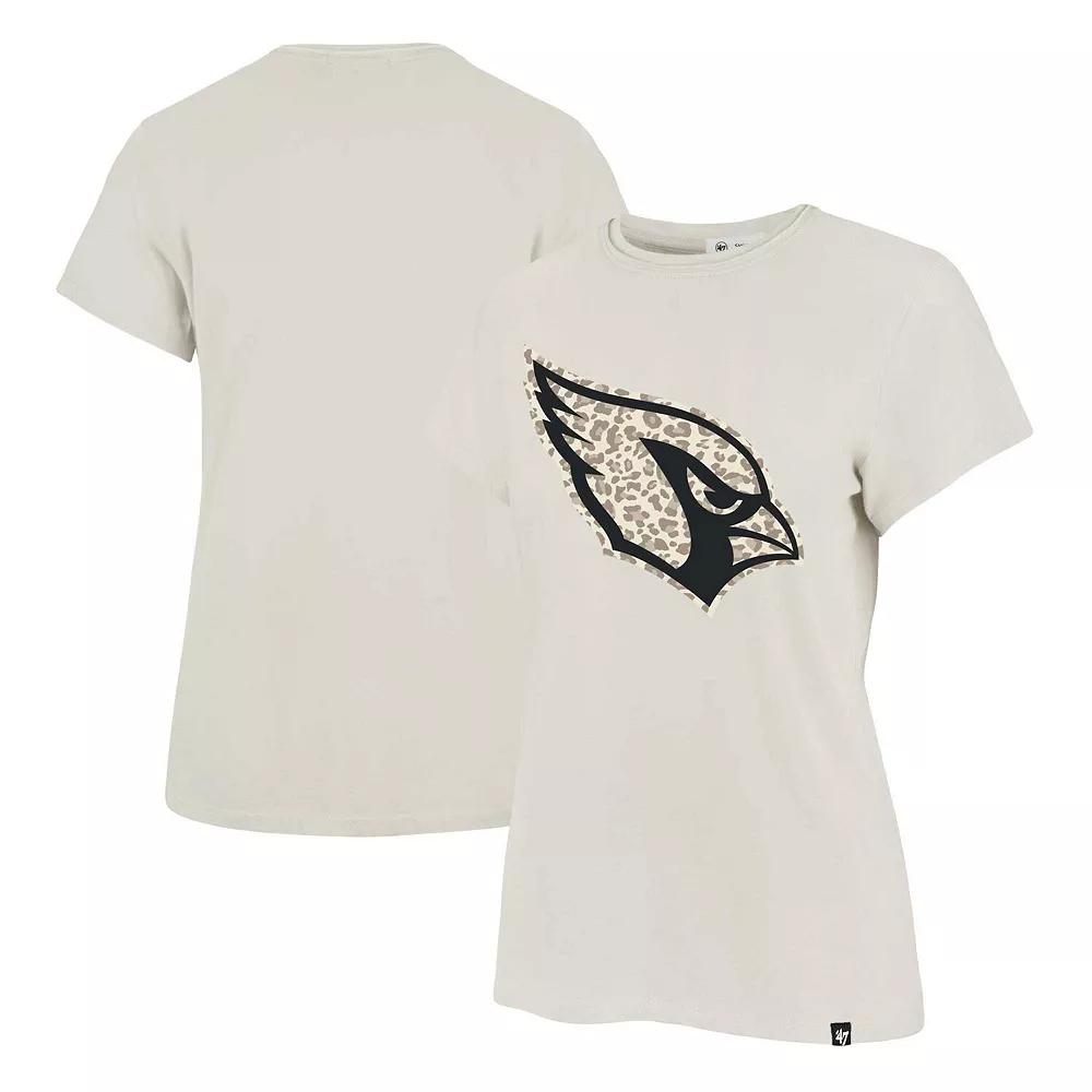 Women's '47 Cream Arizona Cardinals Panthera Frankie T-Shirt,  Product Image