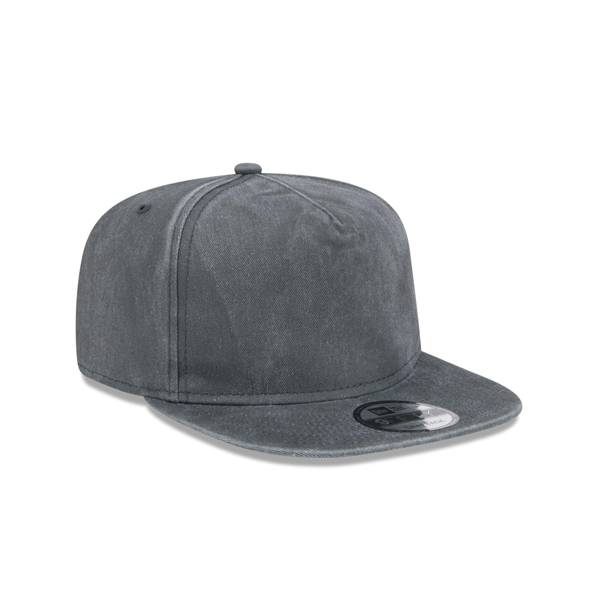 New Era Cap Black Acid Wash 9FIFTY A-Frame Snapback Hat Male Product Image