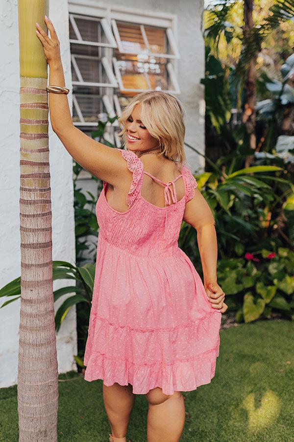 Adventure Seeker Smocked Mini Dress In Calypso Curves Product Image