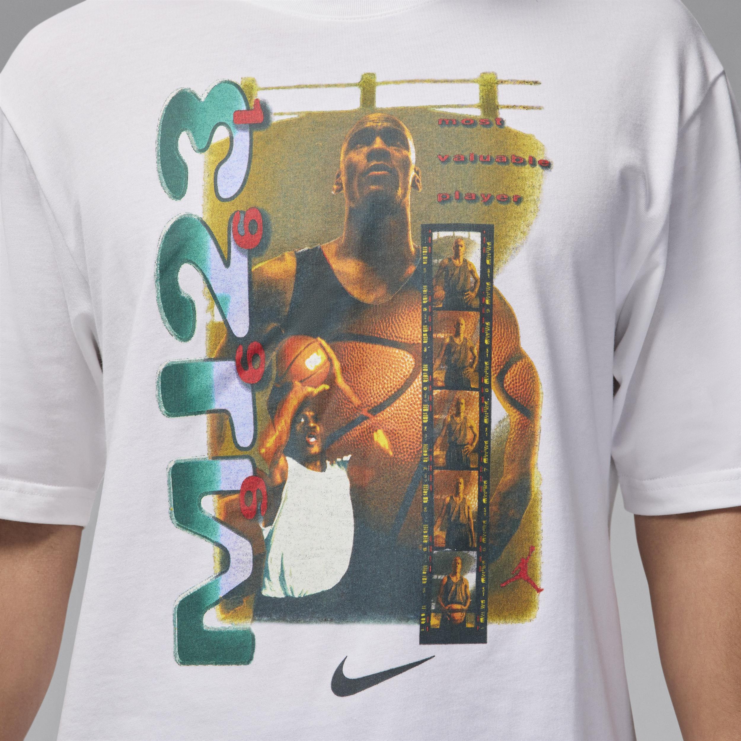 Jordan Mens Jordan Brand MJ 23 Short Sleeve Crew - Mens Black/White Product Image
