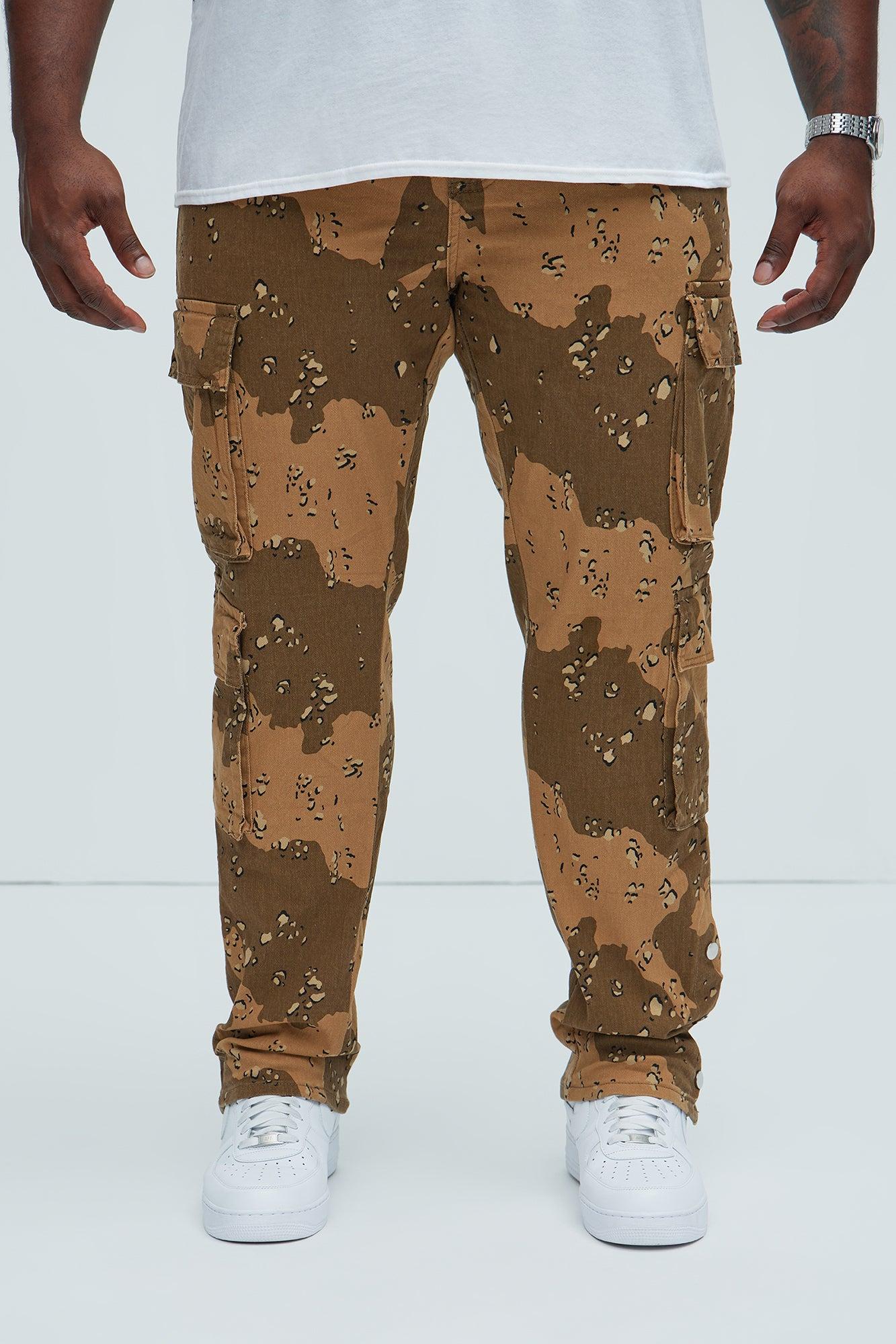 Stand On It Cargo Straight Pants - Camouflage Product Image