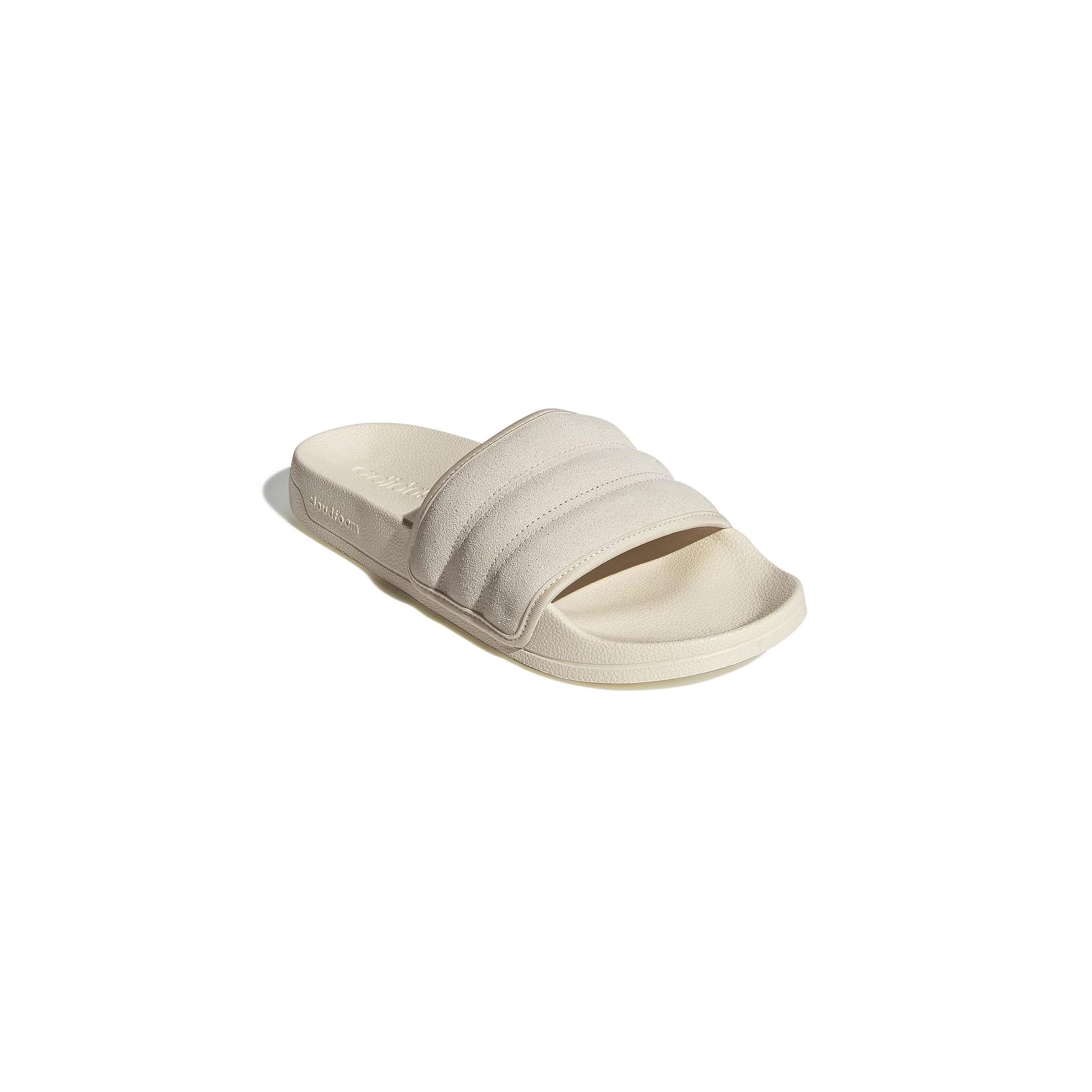 adidas adilette Adult Shower and Sportswear Puff Stripes Slide Sandals, Women's,  Product Image