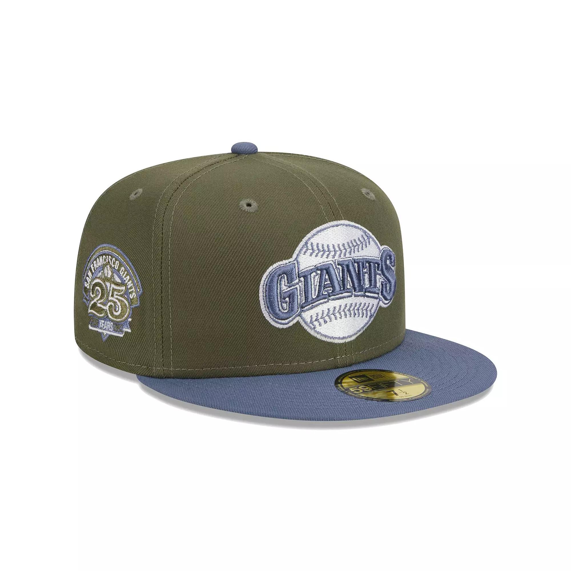 Men's New Era Olive/Blue San Francisco Giants 59FIFTY Fitted Hat, Size: 8, Team Product Image