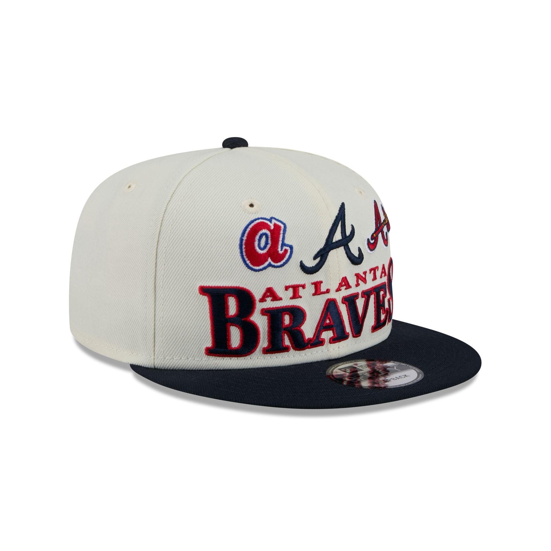 Atlanta Braves Archive 9FIFTY Snapback Hat Male Product Image
