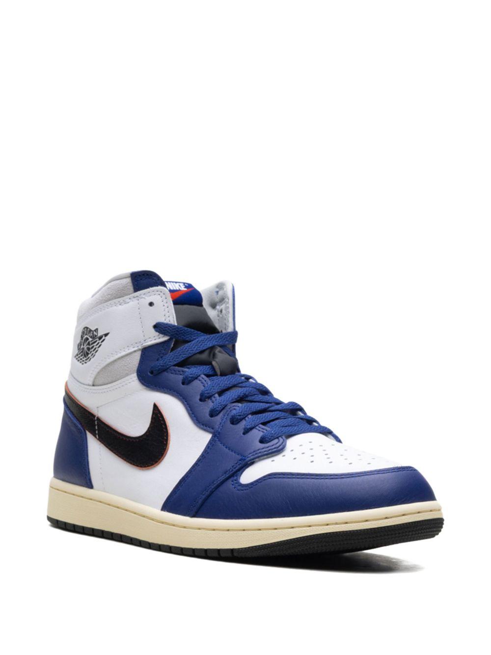 Air Jordan 1 Retro High OG &apos;Rare Air - Deep Royal Blue" sneakers Product Image