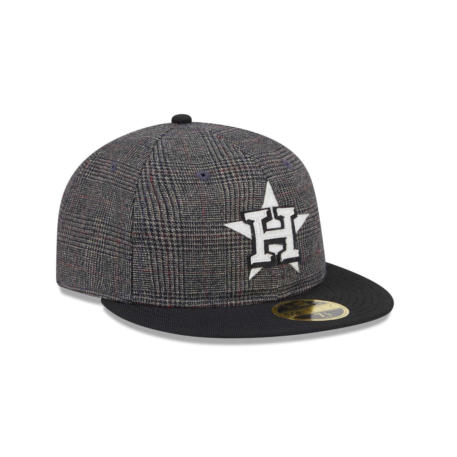 Houston Astros Plaid Retro Crown 59FIFTY Fitted Hat Male Product Image