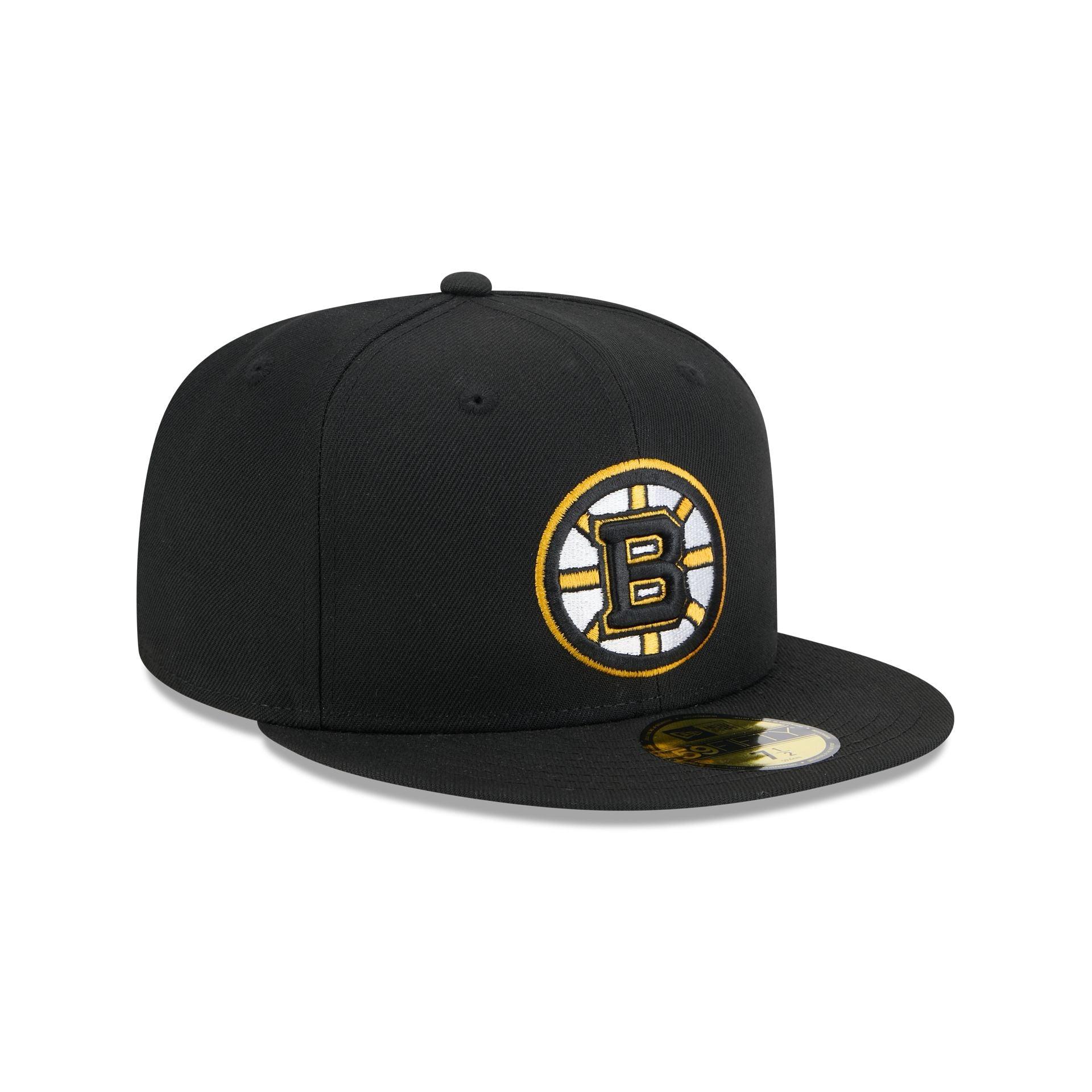 Boston Bruins Rear Wordmark 59FIFTY Fitted Hat Male Product Image