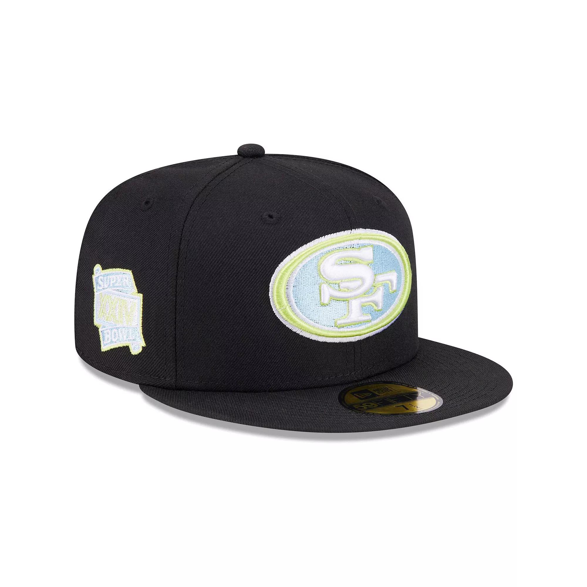 Men's New Era Black San Francisco 49ers Multi 59FIFTY Fitted Hat, Size: 7 7/8 Product Image