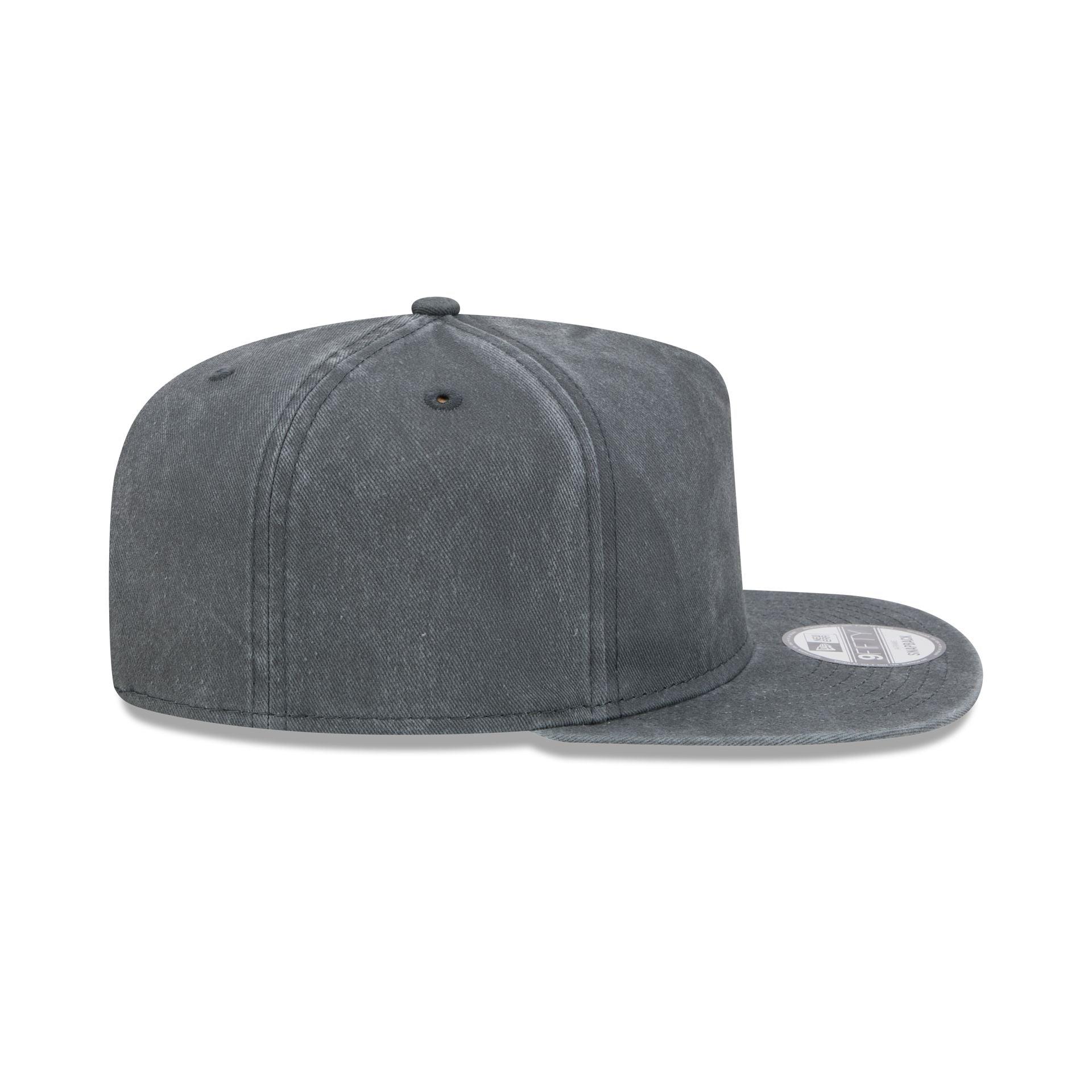 New Era Cap Black Acid Wash 9FIFTY A-Frame Snapback Hat Male Product Image