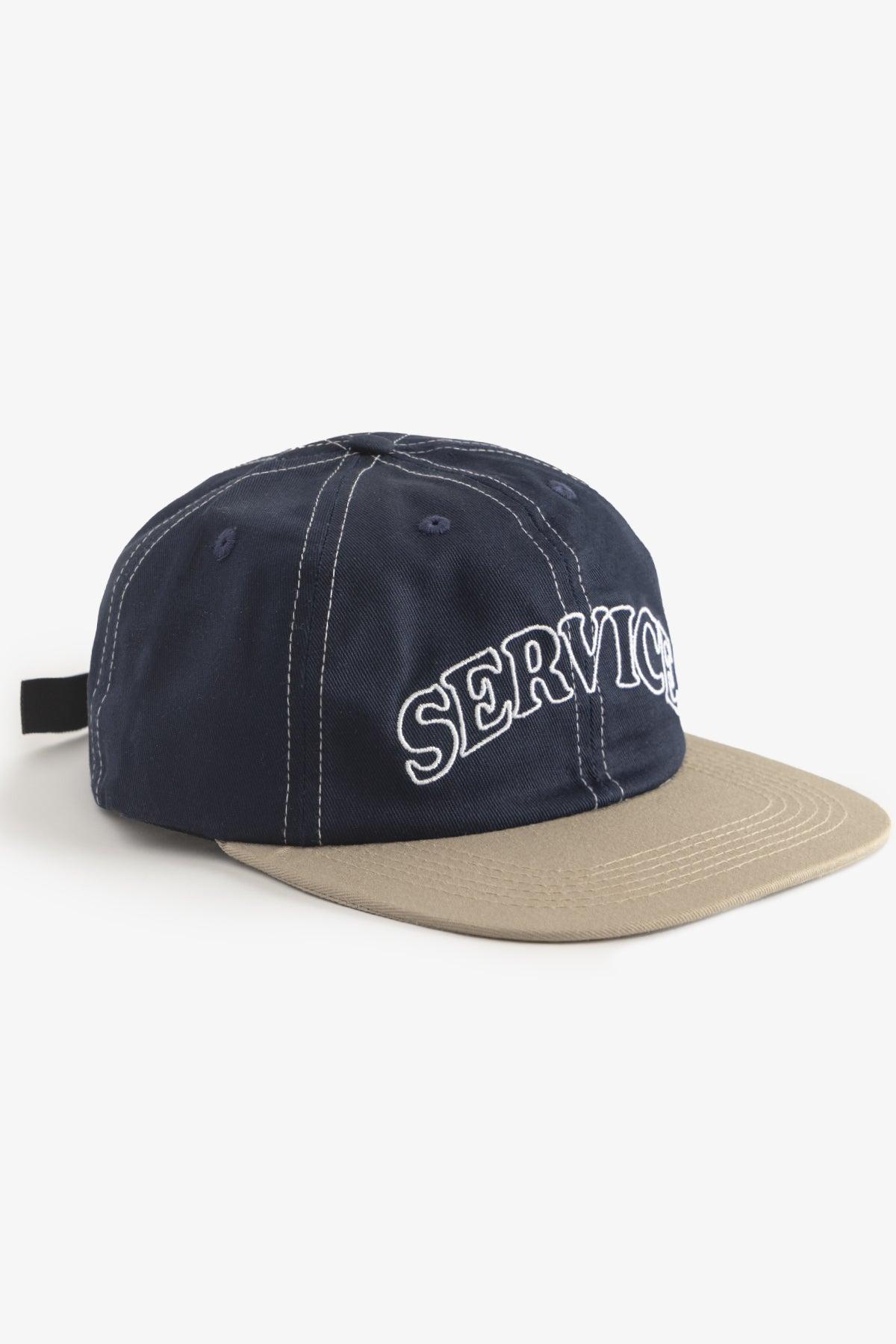 Arch Logo Contrast Stitch Cap - Navy/Khaki Product Image