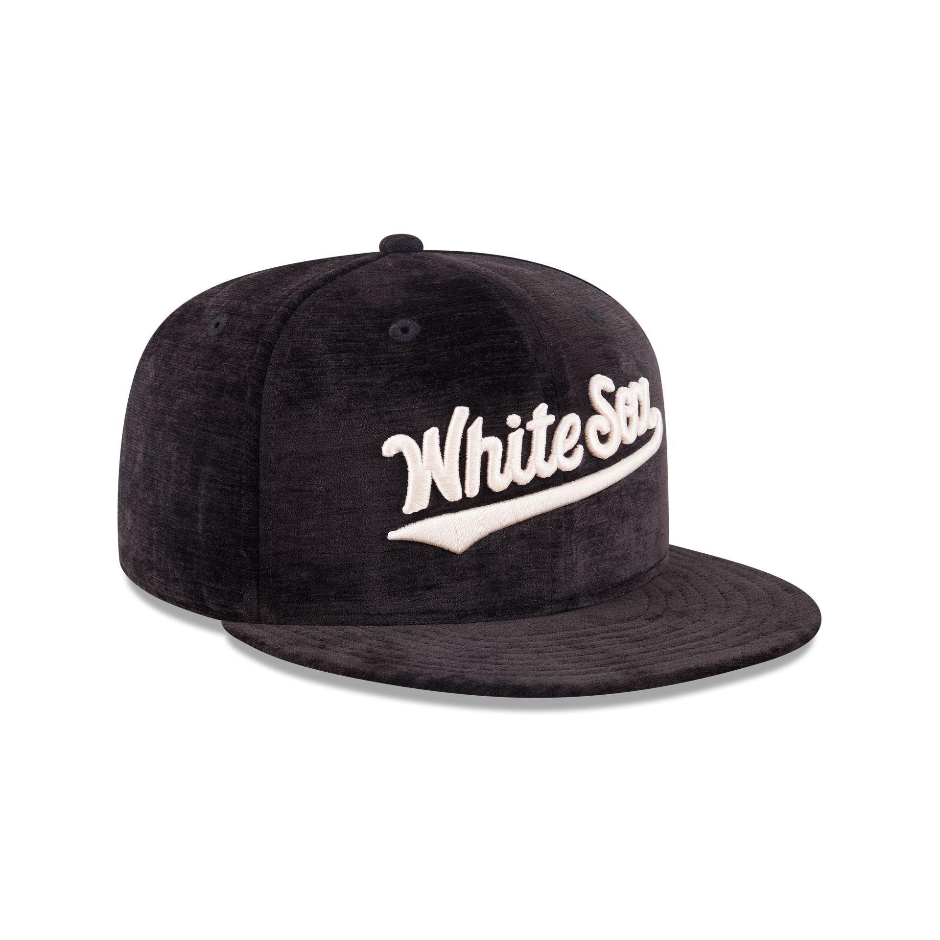 Chicago White Sox Black Velvet 59FIFTY Fitted Hat Male Product Image