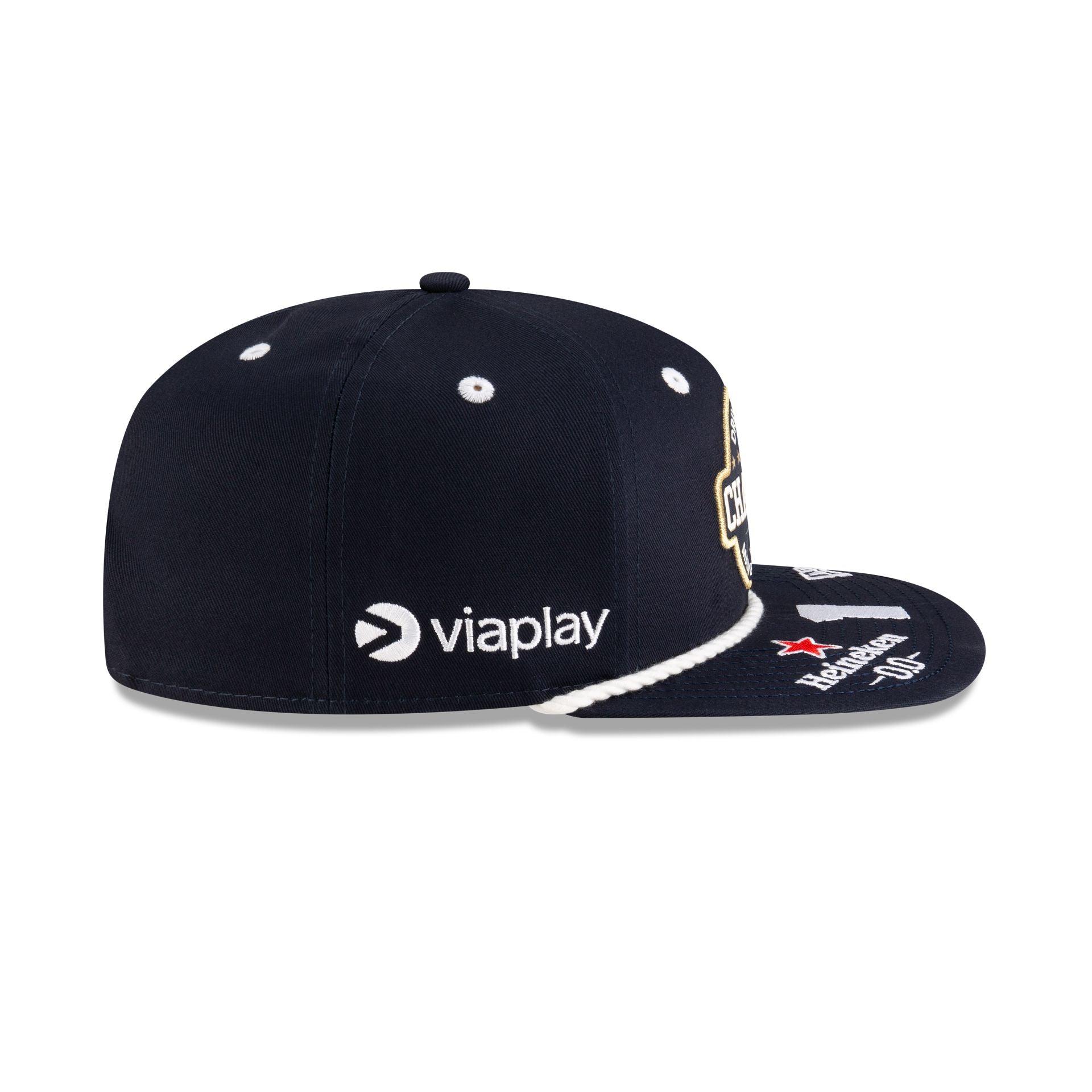 Oracle Red Bull Racing Max Verstappen 2024 Driver World Champion 9FIFTY Original Fit Snapback Hat Male Product Image