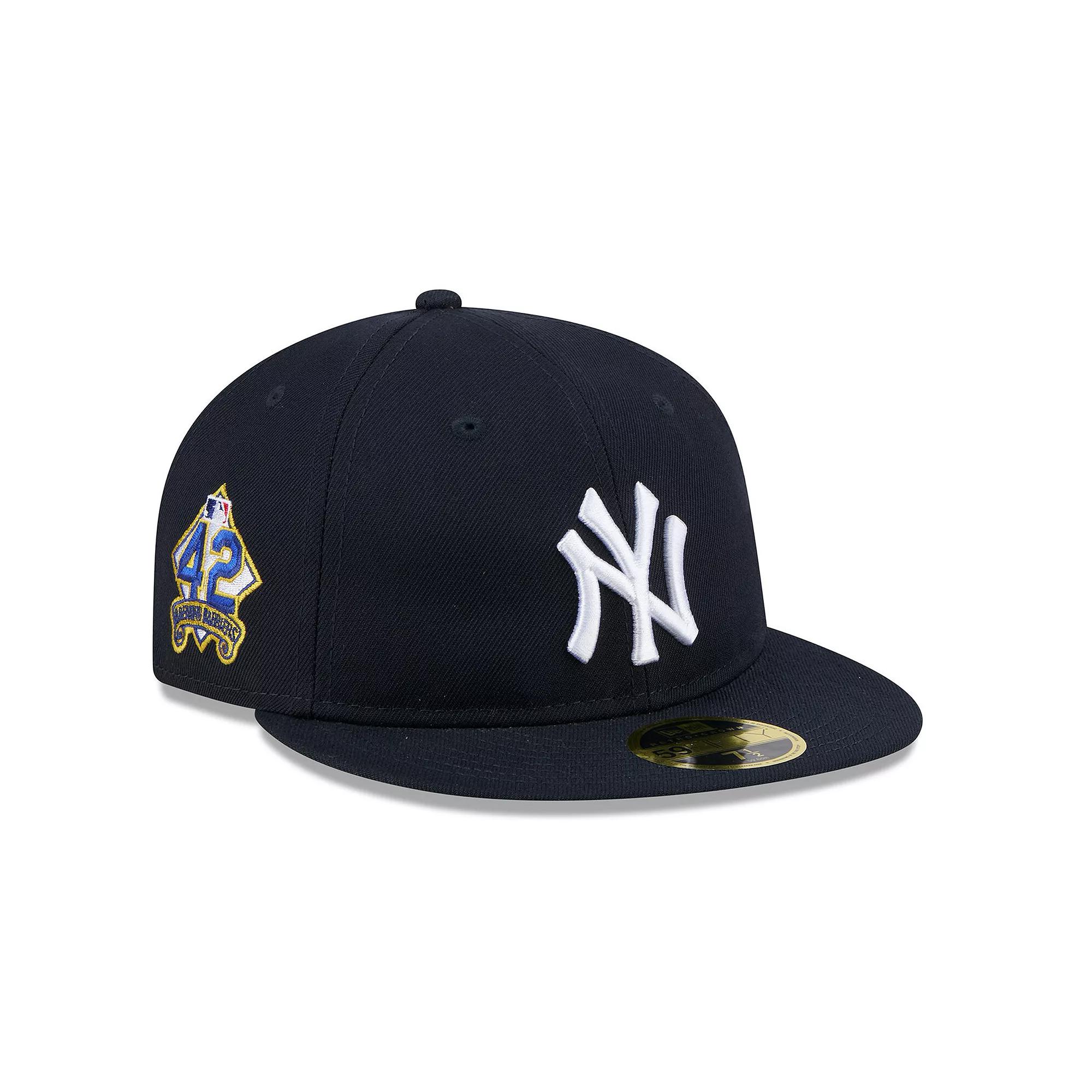 Men's New Era  Navy New York Yankees 2025 Jackie Robinson Day Retro Crown 59FIFTY Unstructured Fitted Hat, Size: 6 7/8, Blue Product Image