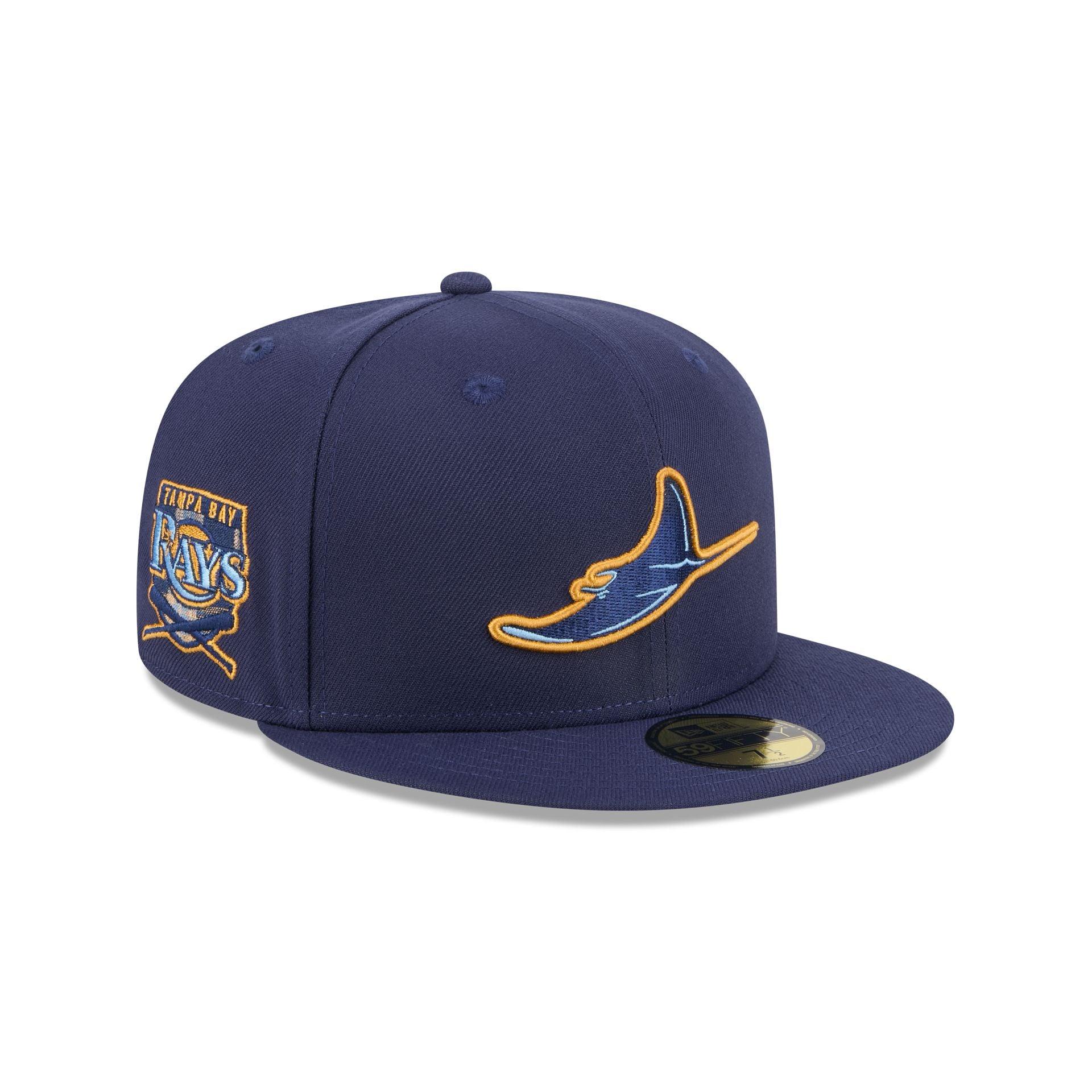 Tampa Bay Rays Blue Tartan 59FIFTY Fitted Hat Male Product Image