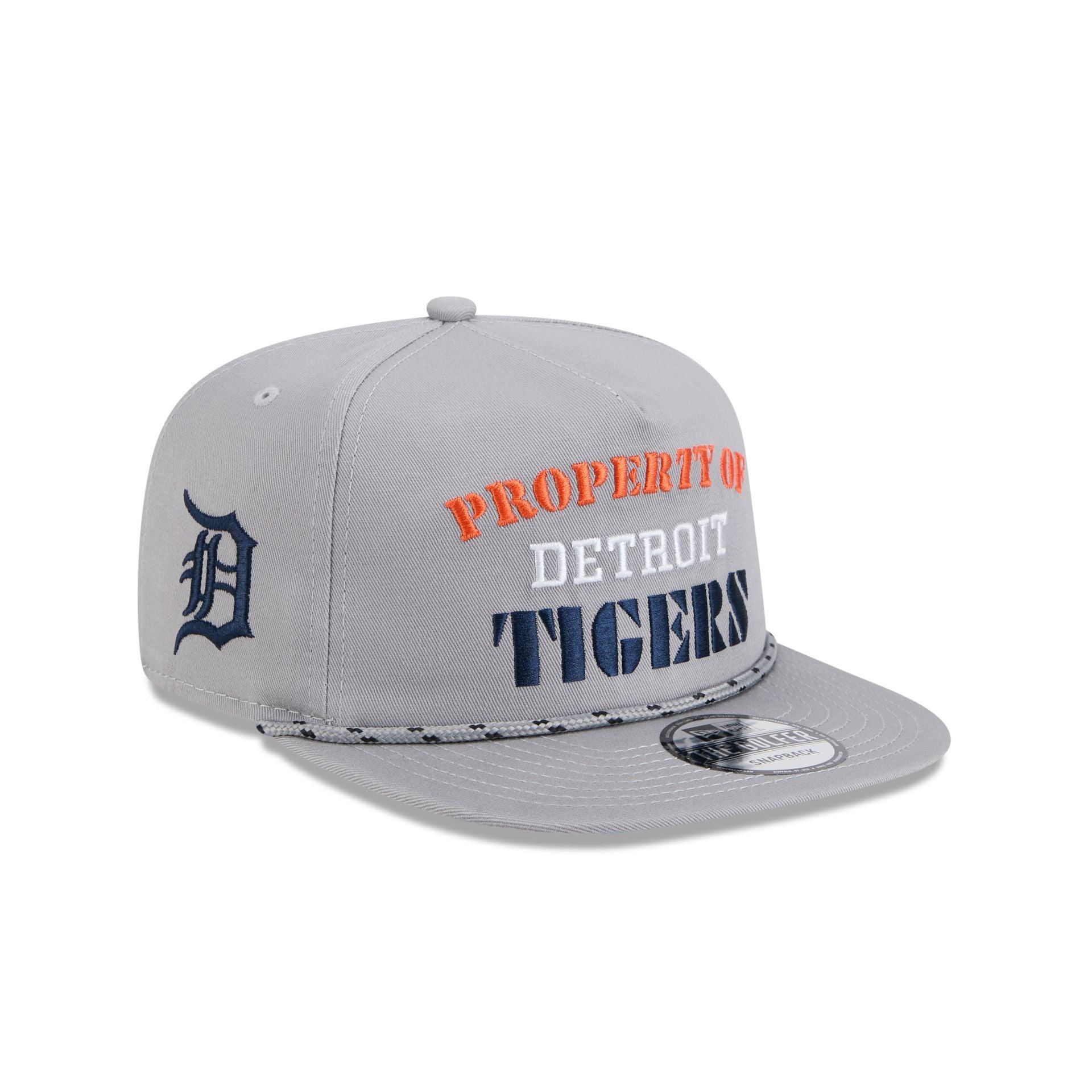 Detroit Tigers Vintage Gray Rope Golfer Hat Male Product Image