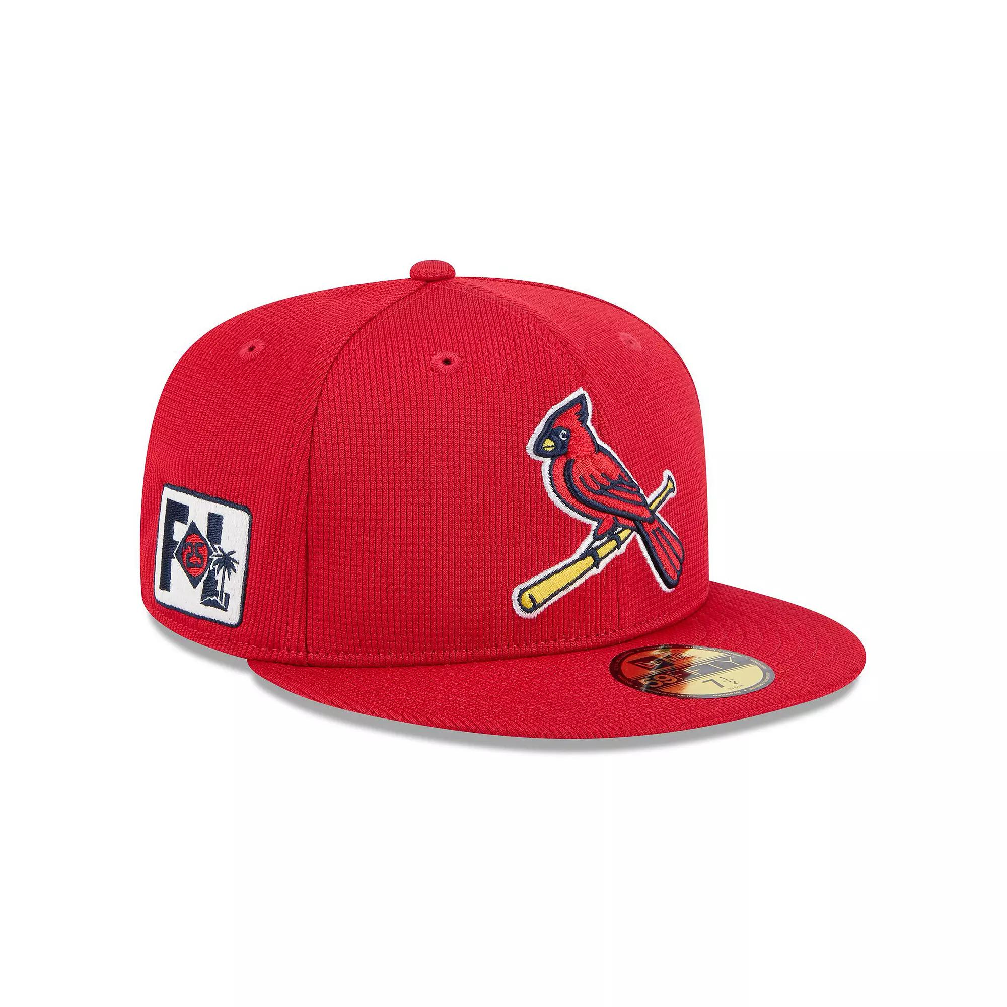 Men's New Era  Red St. Louis Cardinals 2025 Spring Training 59FIFTY Fitted Hat, Size: 7 3/8 Product Image