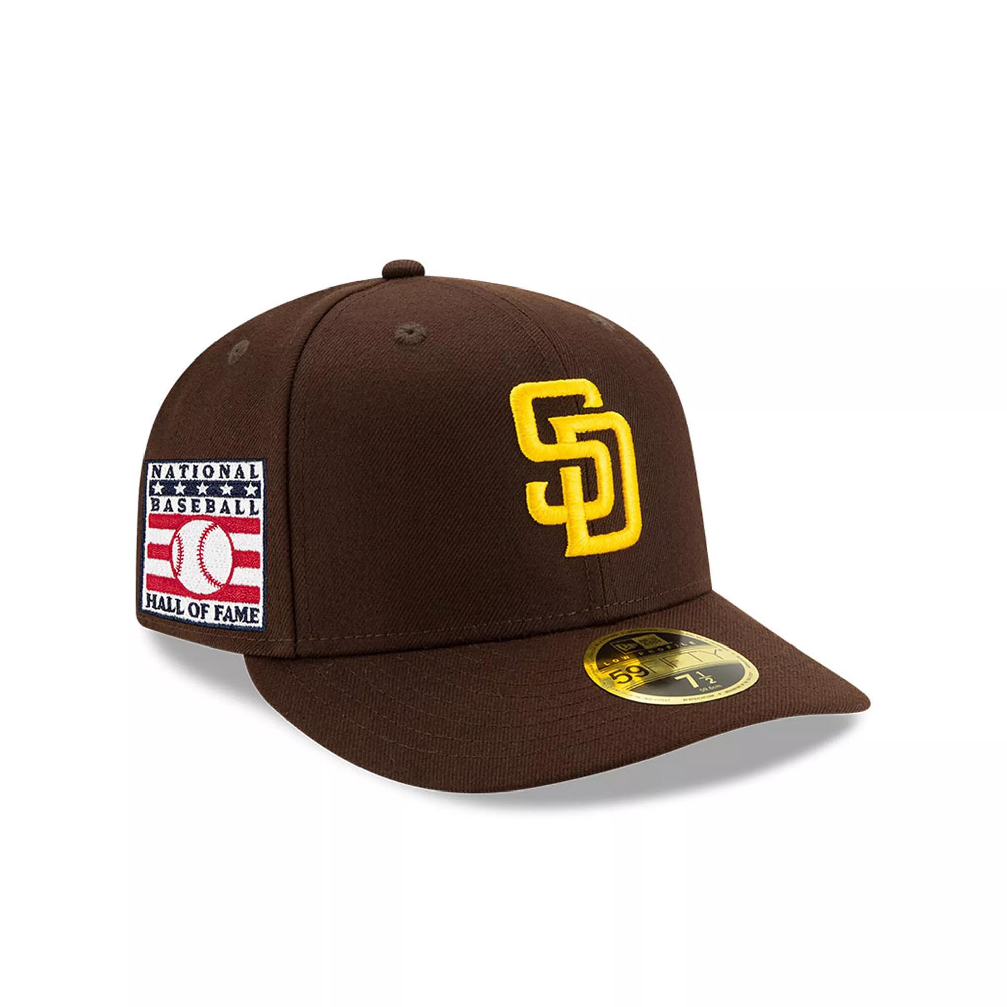 Men's New Era Brown San Diego Padres National Baseball Hall of Fame Low Profile 59FIFTY Fitted Hat,  Product Image