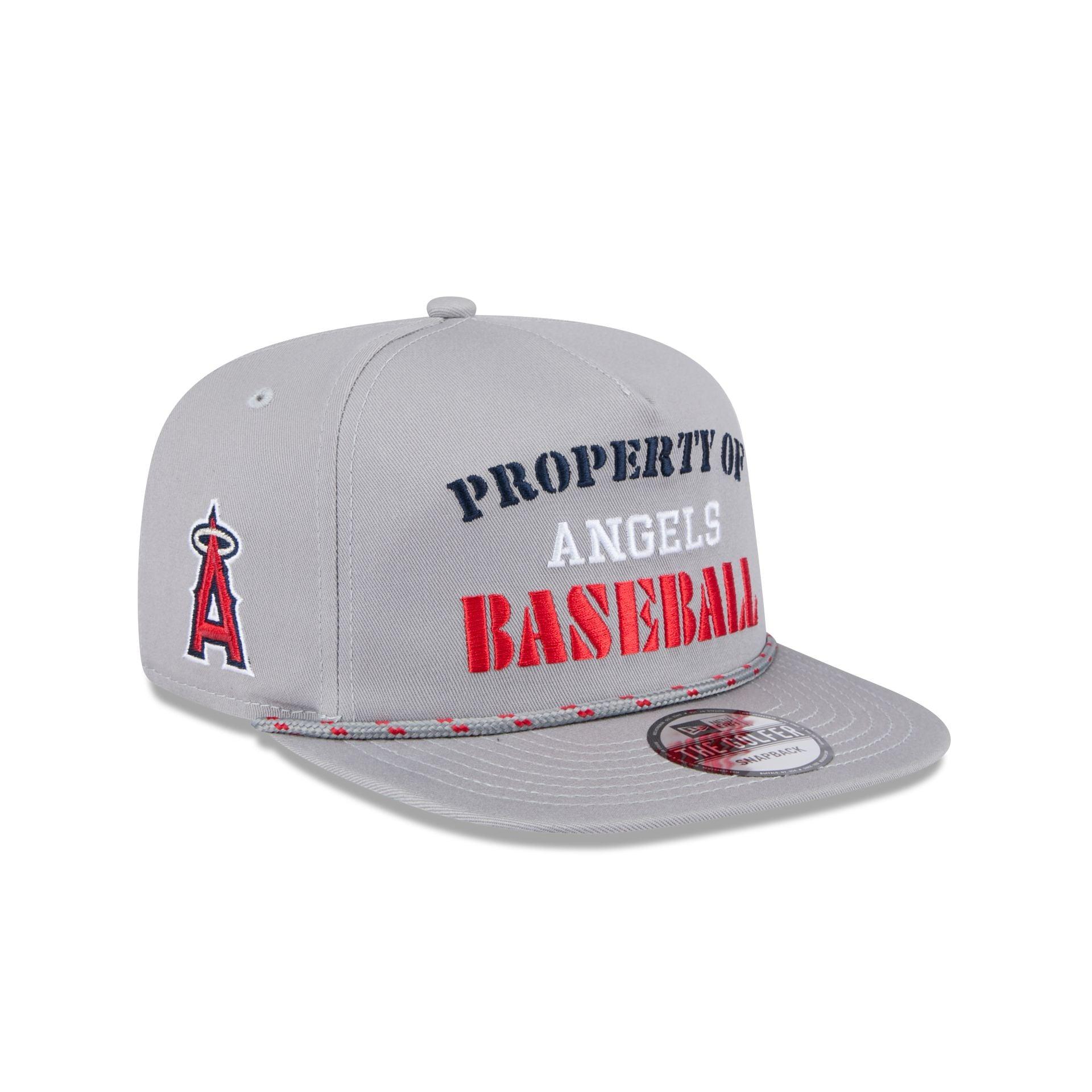 Los Angeles Angels Vintage Gray Rope Golfer Hat Male Product Image