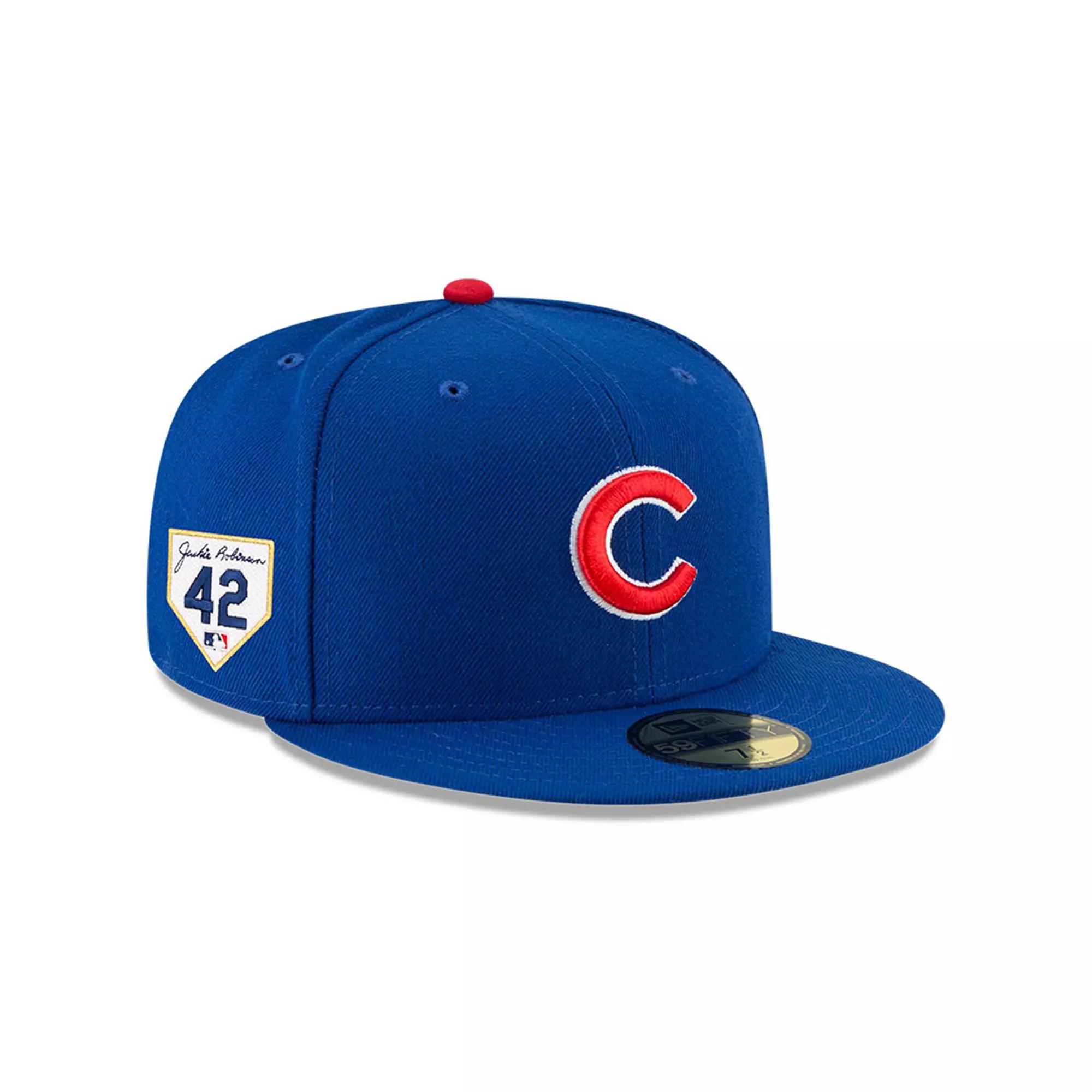 Men's New Era Royal Chicago Cubs 2023 Jackie Robinson Day 59FIFTY Fitted Hat, Size: 7 1/8, Blue Product Image