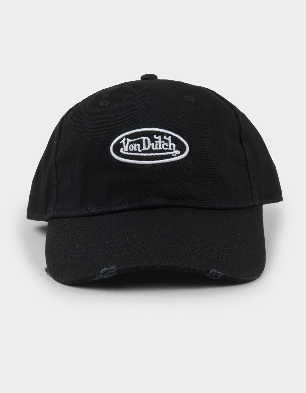 VON DUTCH Strapback Hat - BLACK Product Image