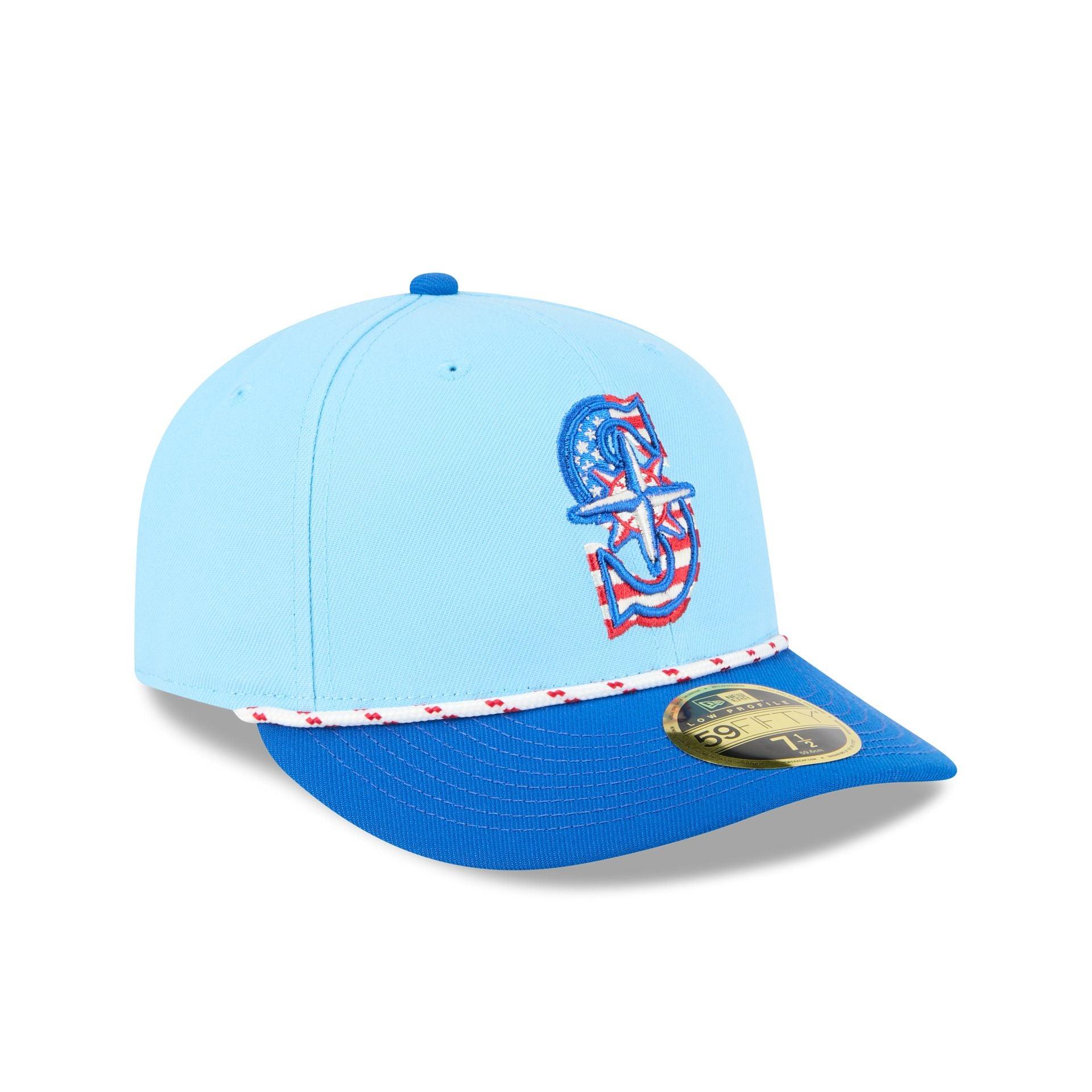 Seattle Mariners Independence Day 2025 Low Profile 59FIFTY Fitted Hat Male Product Image