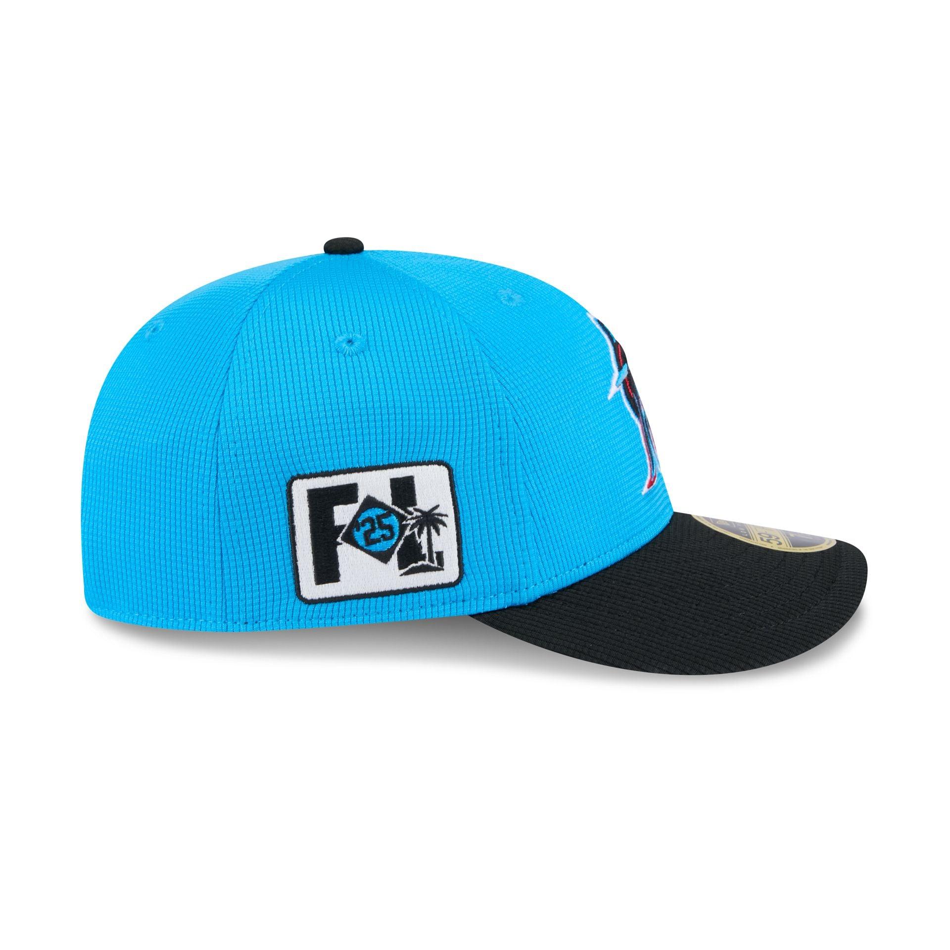Miami Marlins 2025 Spring Training Low Profile 59FIFTY Fitted Hat Male Product Image