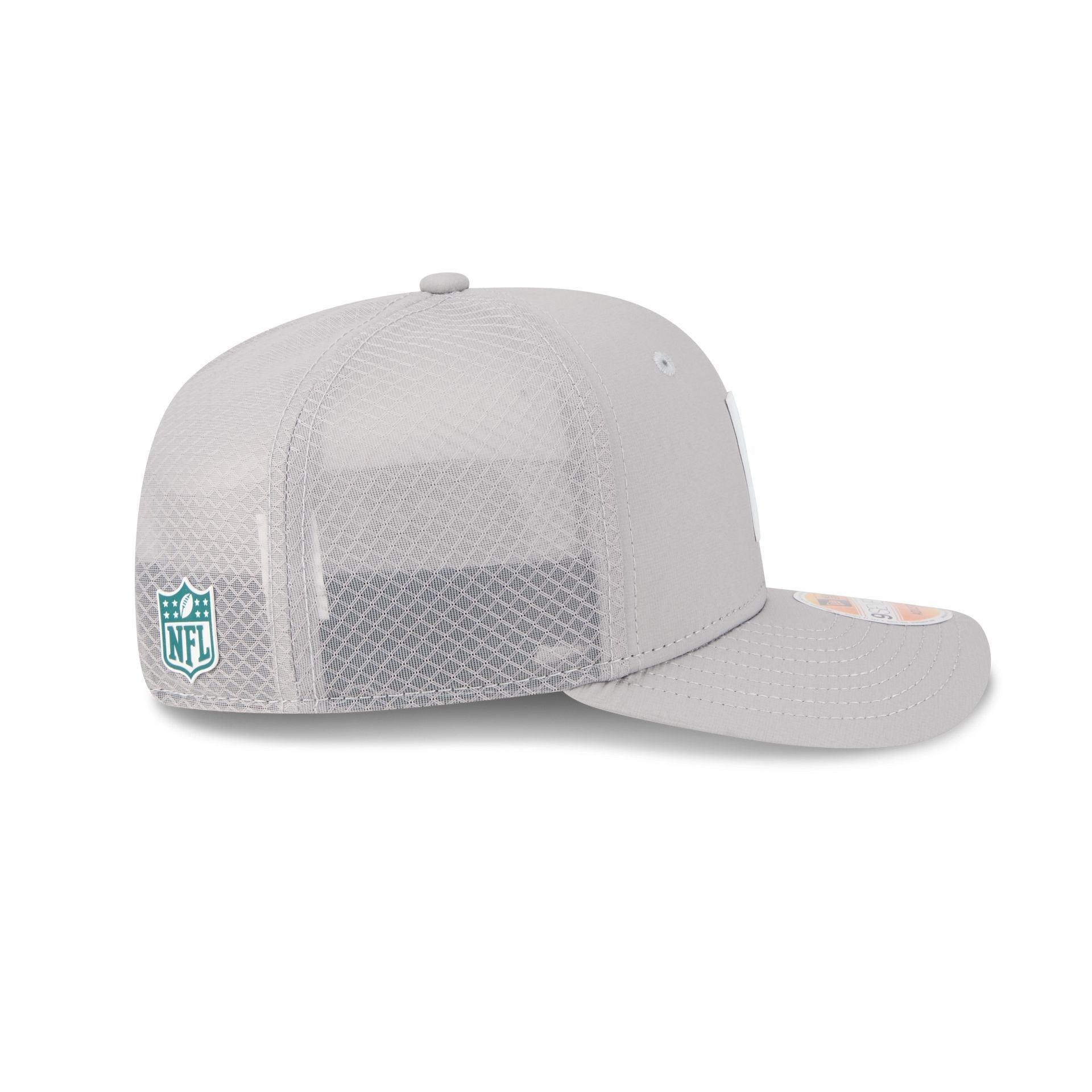 Philadelphia Eagles 2025 Sideline Hot Weather Gray 9SEVENTY Trucker Hat Male Product Image