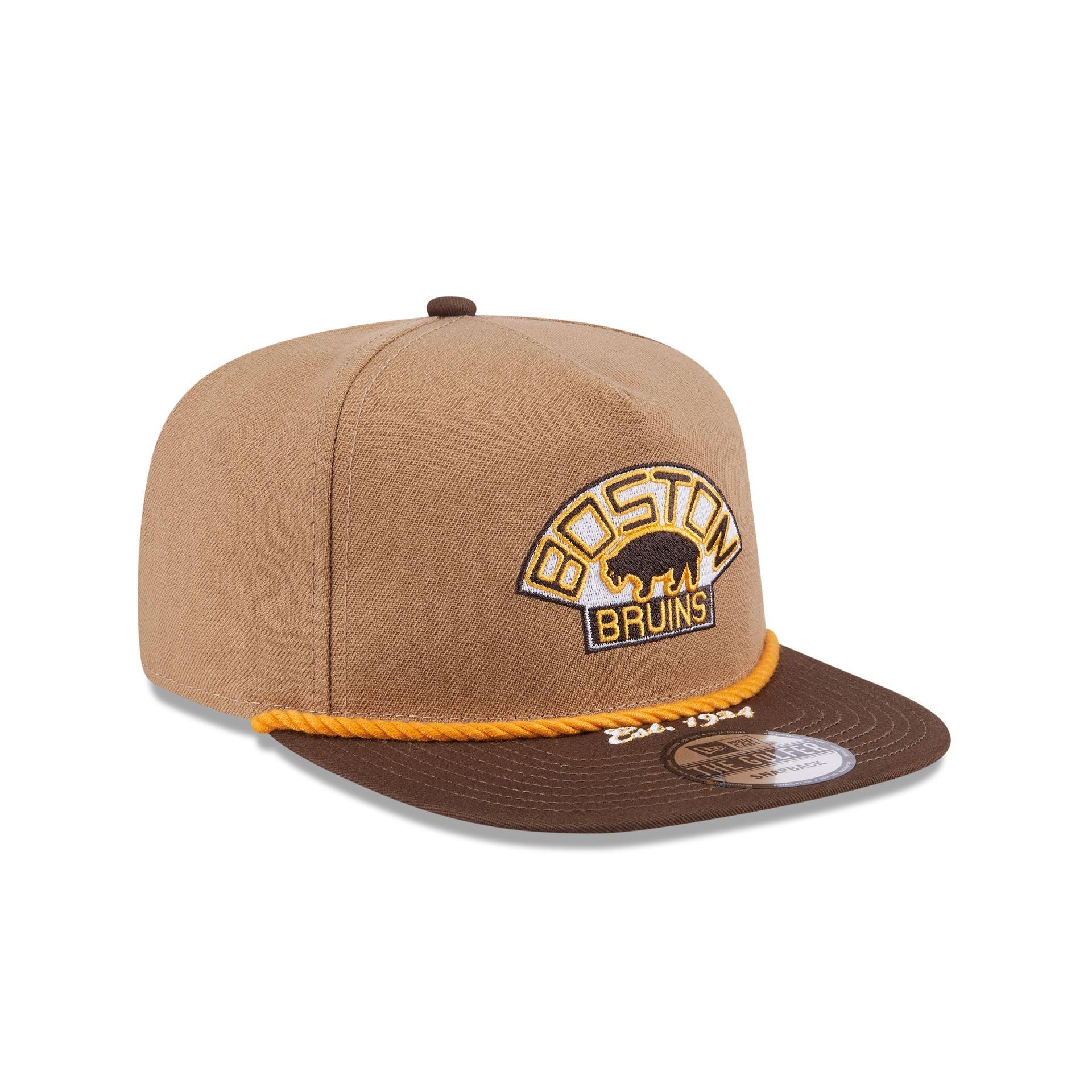 Boston Bruins Khaki Rope Golfer Hat Male Product Image
