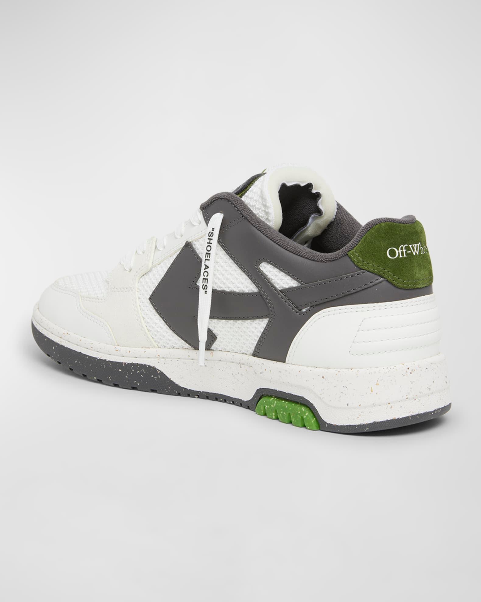 Men's Slim Out Of Office Mesh and Leather Low-Top Sneakers Product Image