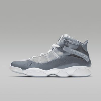 Jordan Mens Jordan 6 Rings - Mens Shoes Cool Grey/White/Wolf Grey Product Image
