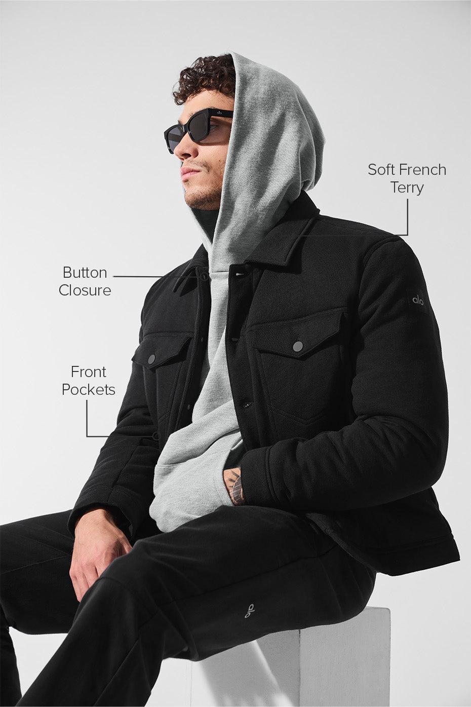 Ease Trucker Jacket - Black Male Product Image