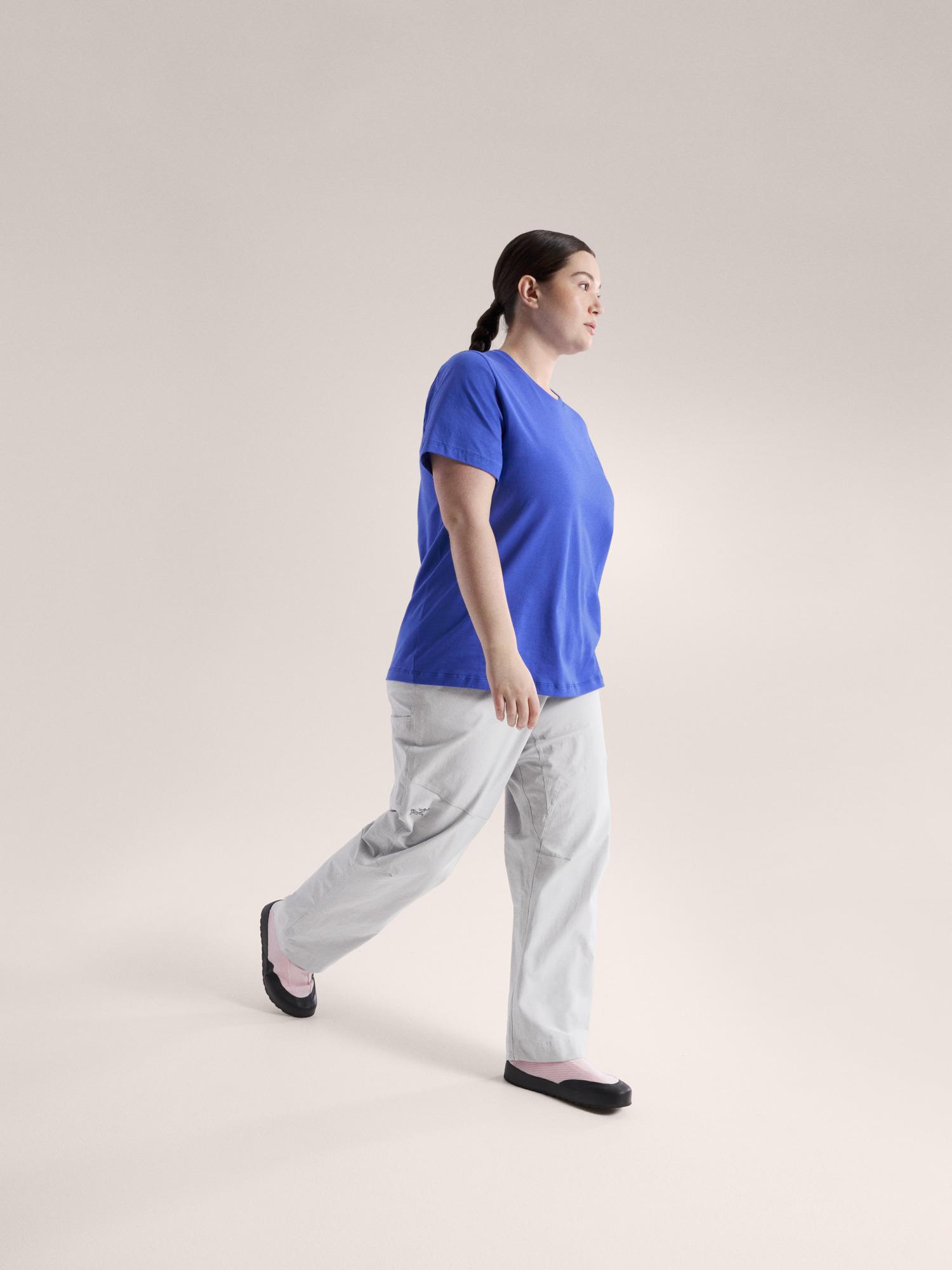 Kragg SL Cotton Emblem Crew Shirt SS Women's Product Image