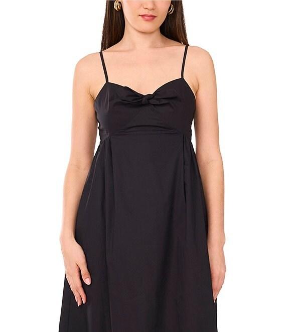 1. STATE Sweetheart Neck Sleeveless Front Bow Maxi Dress Product Image