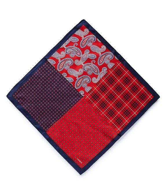 Cremieux 4-Square Woven Silk Pocket Square Product Image