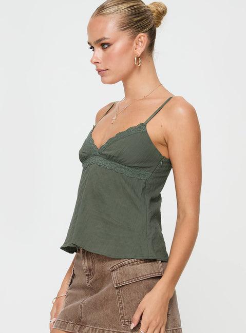 Lunya Top Green Product Image