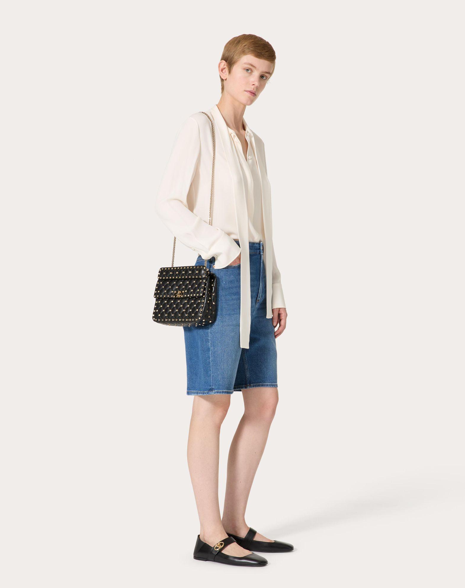 Medium Nappa Rockstud Spike Bag  Product Image