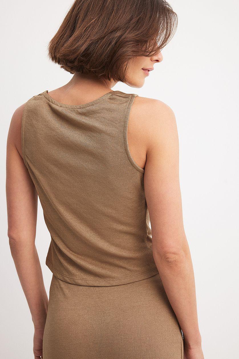 Twist Waterfall Jersey Top Product Image