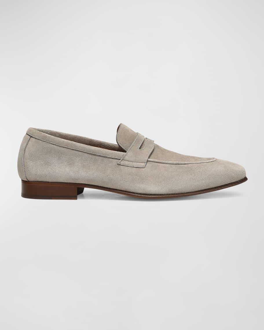 Men's Jayce Suede Penny Loafers Product Image