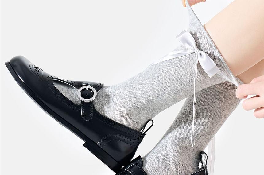 Bow Crew Socks Set Product Image