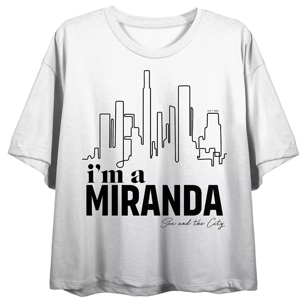 Women's Sex And The City I'm A Miranda Crewneck Graphic Tee, Girl's,  Product Image