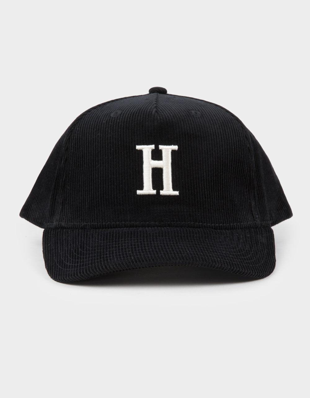 HEMLOCK HAT CO. Rowan 5 Panel Snapback Hat - BLACK Product Image