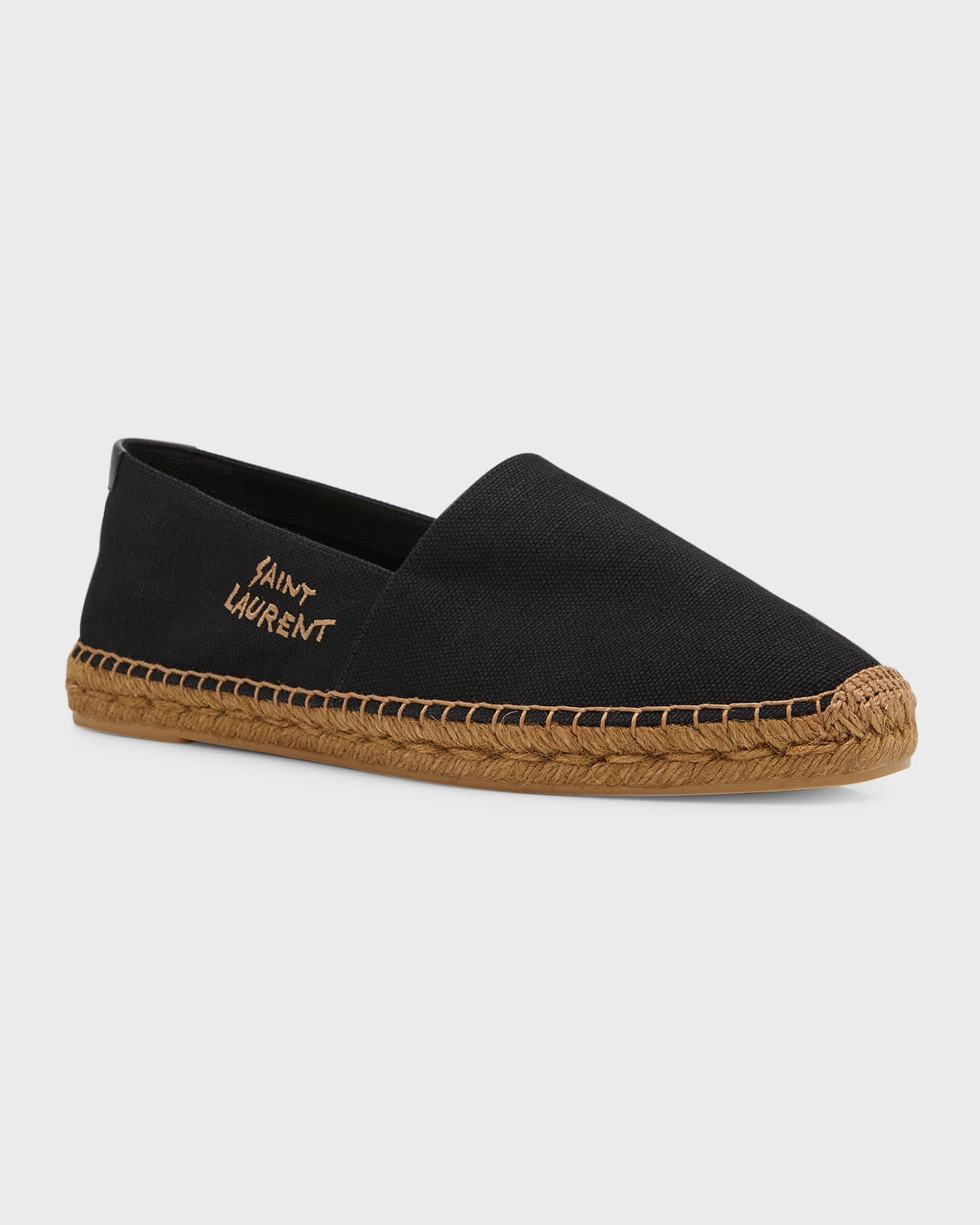 Men's Logo-Stitched Canvas Espadrilles Product Image