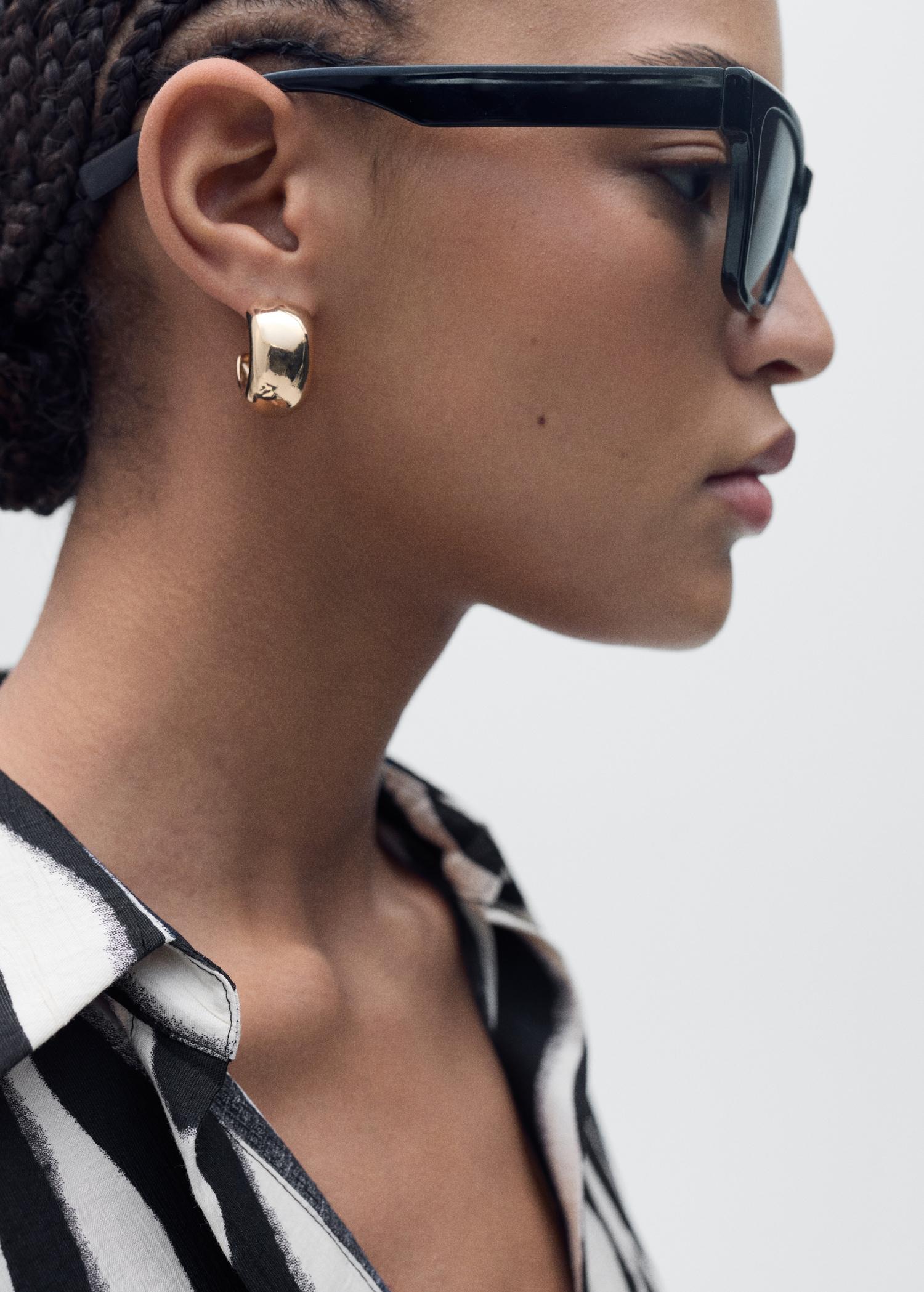 Zebra shirt dress - Women | MANGO USA Product Image