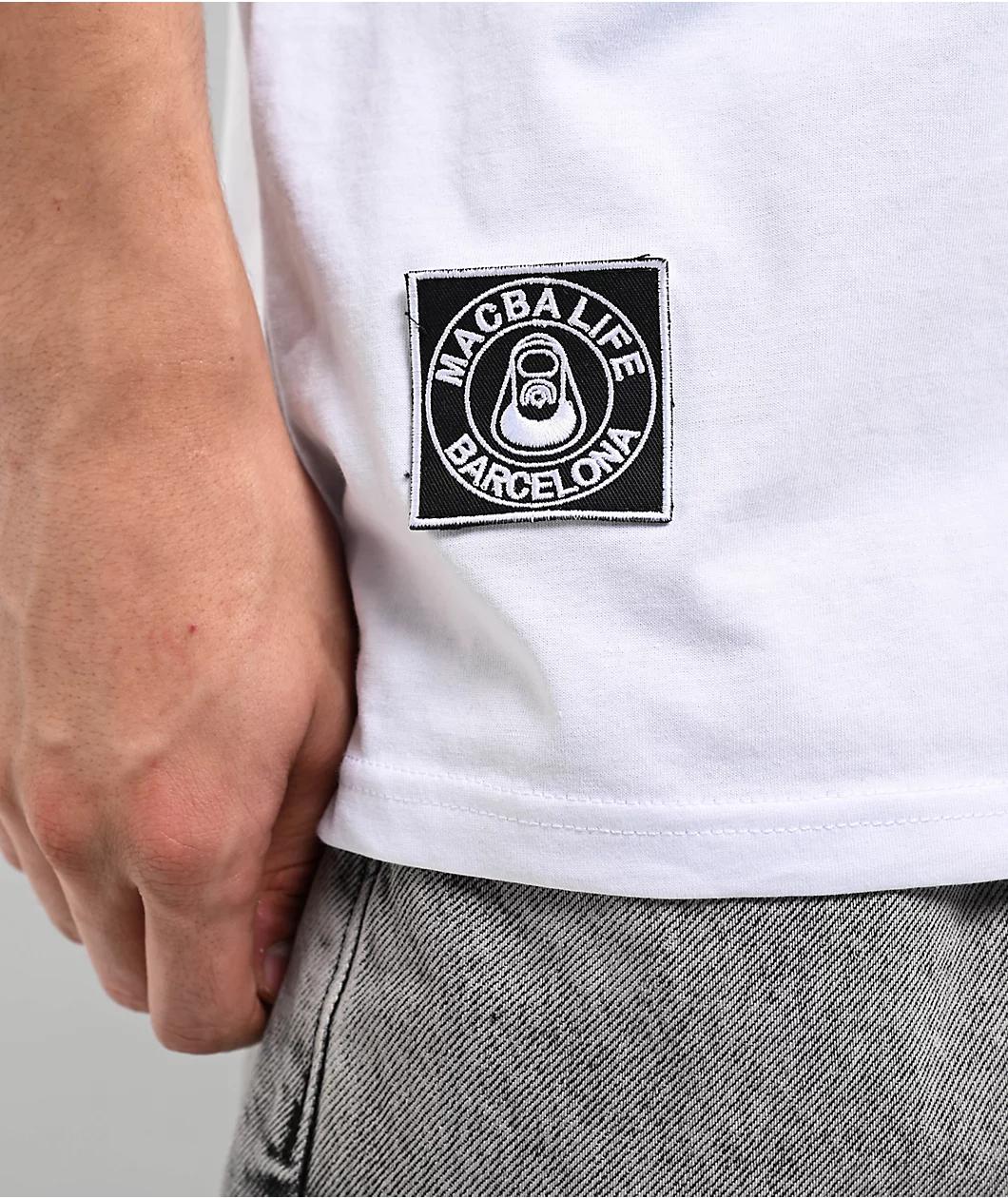 Macba Life Can White T-Shirt Product Image