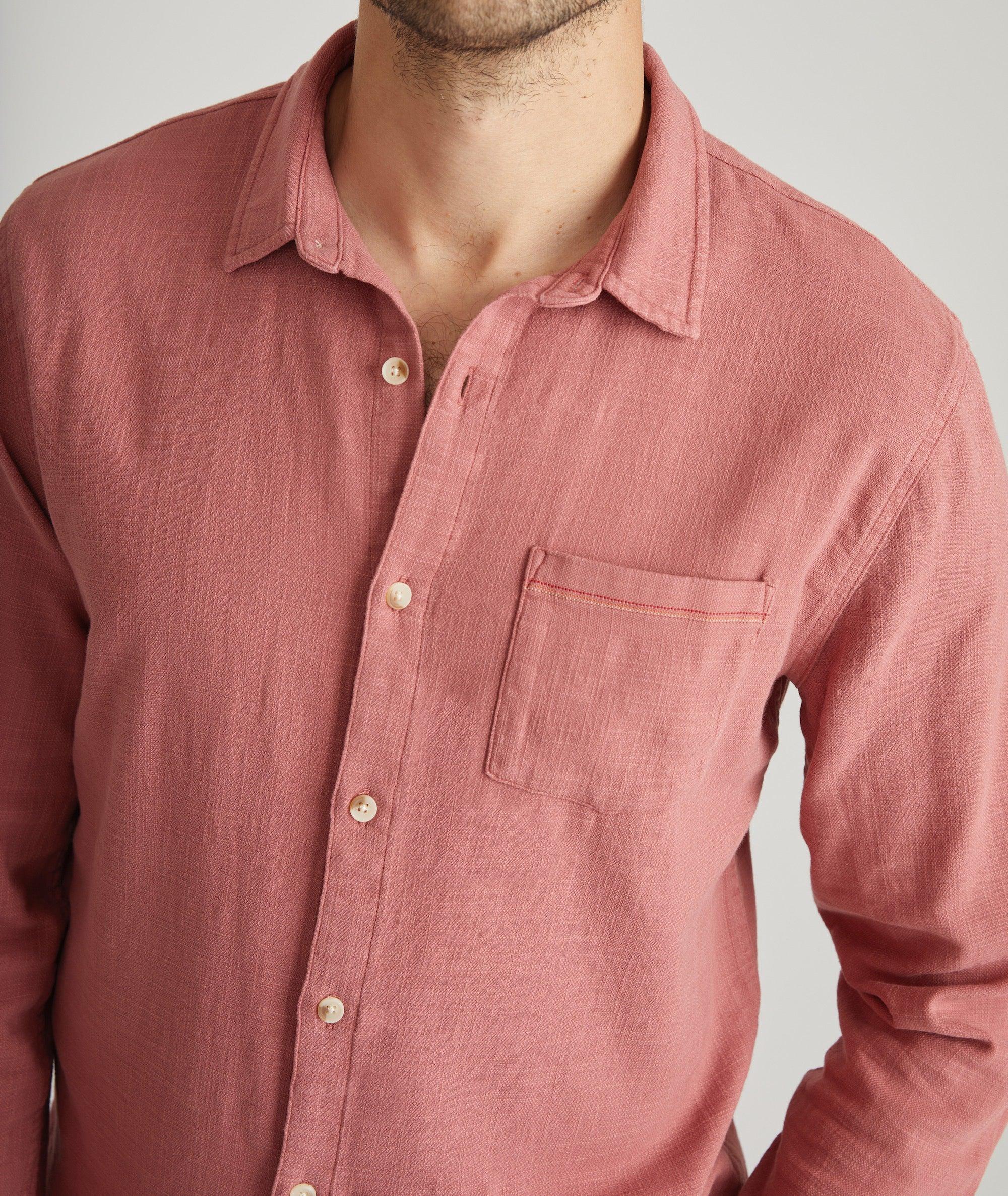 Stretch Selvage Embroidered Resort Shirt Product Image