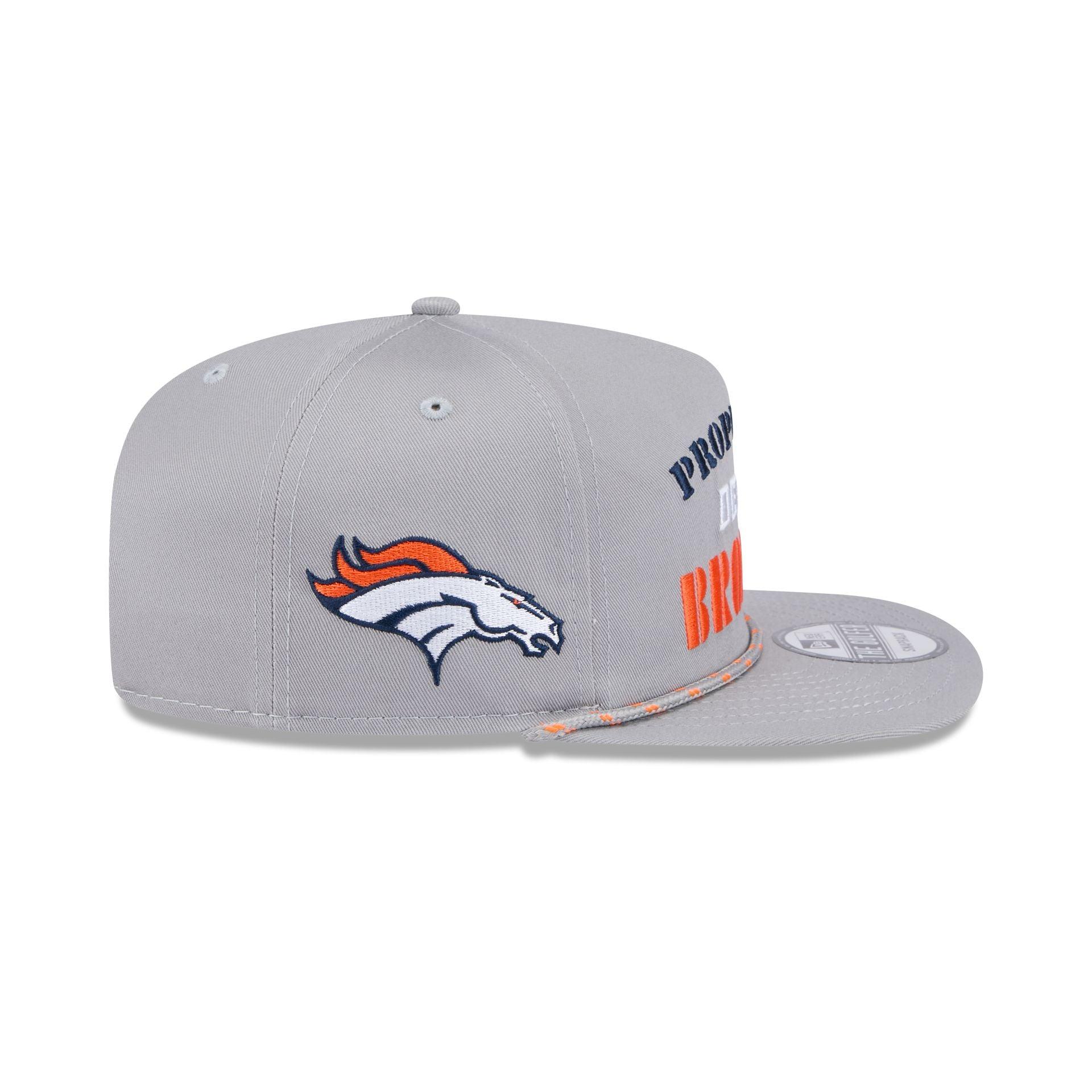 Denver Broncos Vintage Gray Rope Golfer Hat Male Product Image