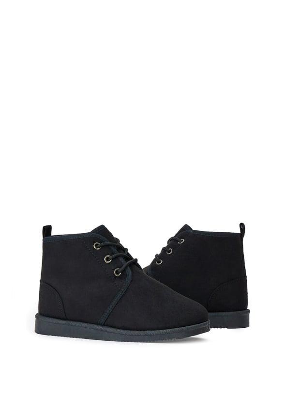 JustFab Margaux Platform Loafer Pump Womens Black/ White Size 8.5 Product Image