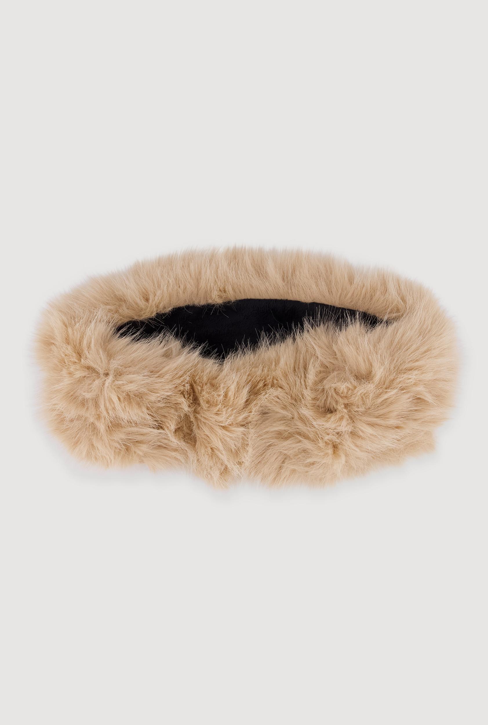 Solid Faux Fur Headband Female Product Image