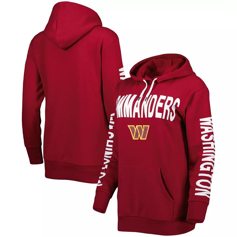 Women's G-III 4Her by Carl Banks Burgundy Washington Commanders Extra Point Pullover Hoodie,  Product Image