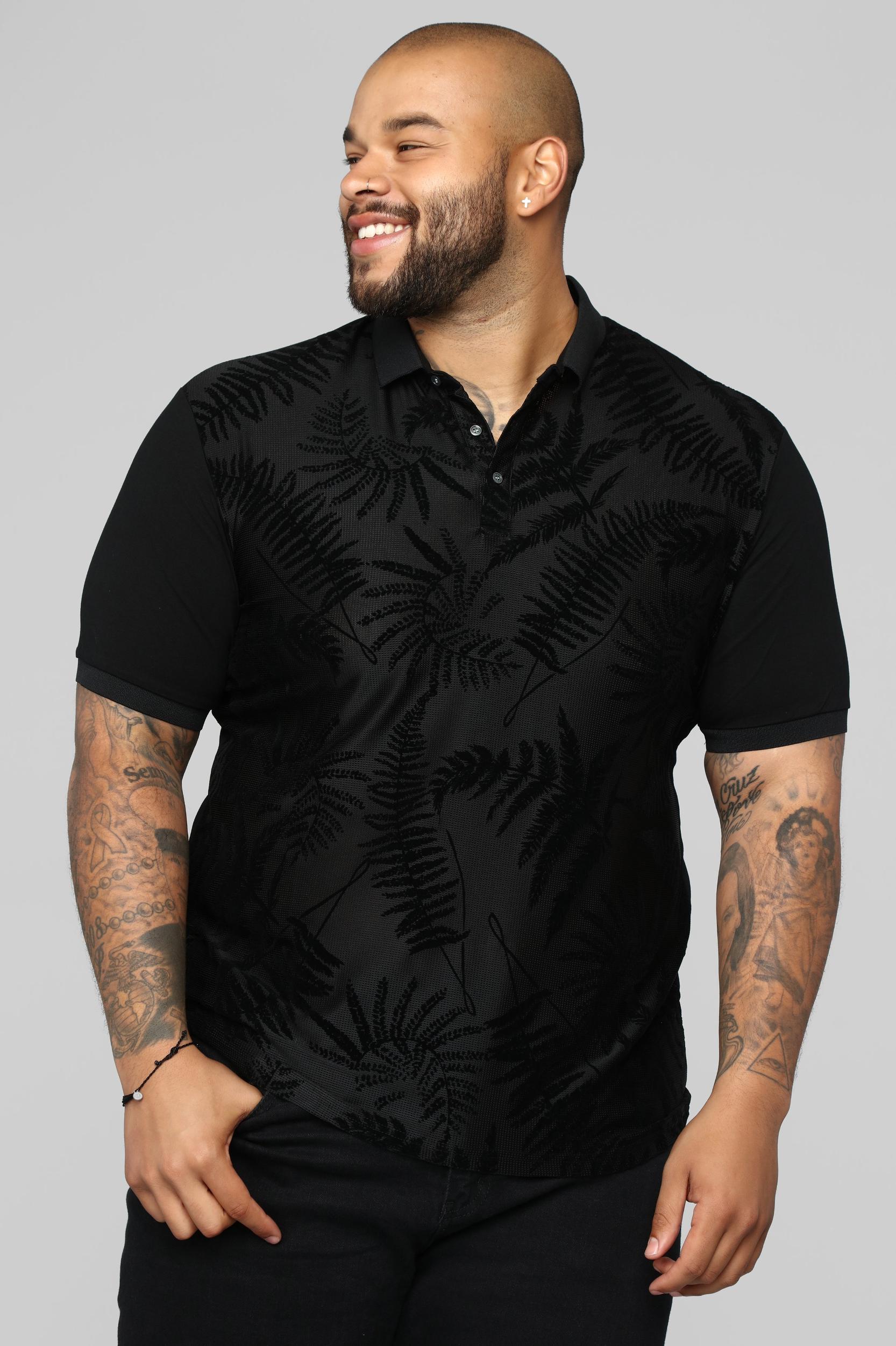 Breezy Short Sleeve Polo - Black Product Image